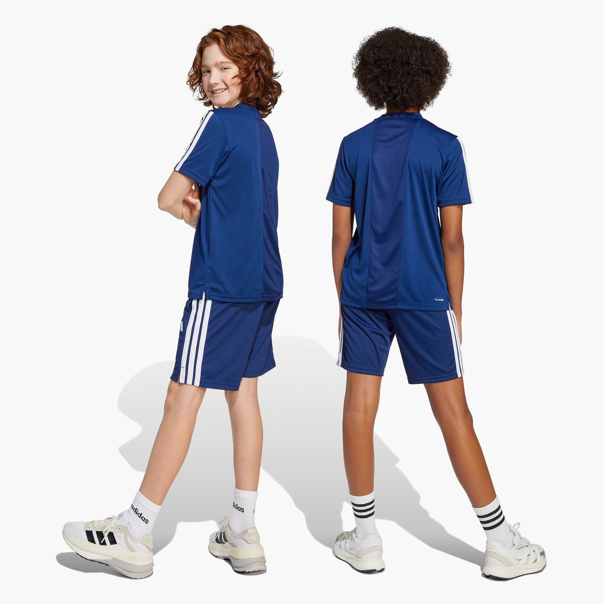 adidas Logo Print Shorts with Elasticated Waistband-boys-clothing-sportswear-bottoms-image-7