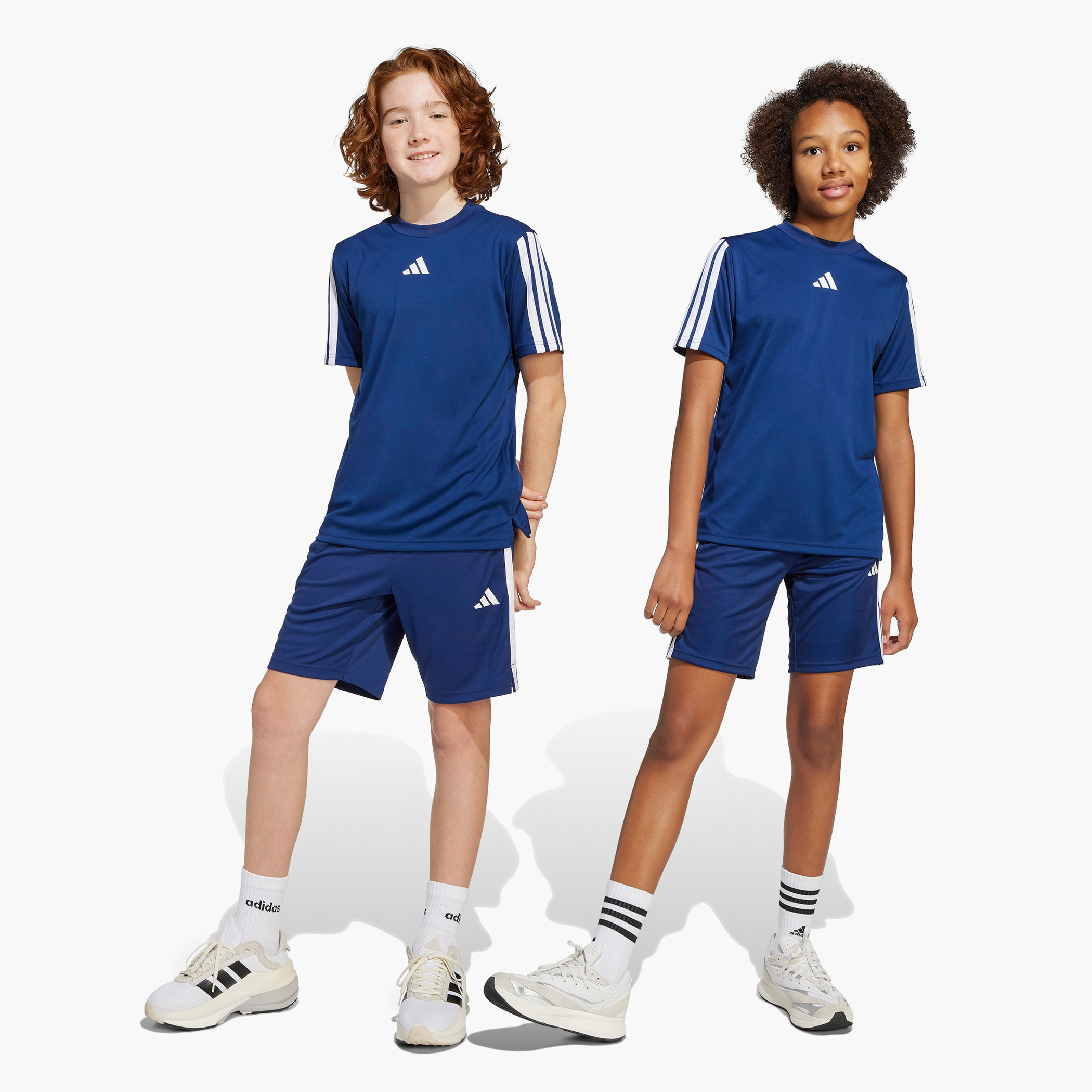 adidas Logo Print Shorts with Elasticated Waistband-boys-clothing-sportswear-bottoms-image-8