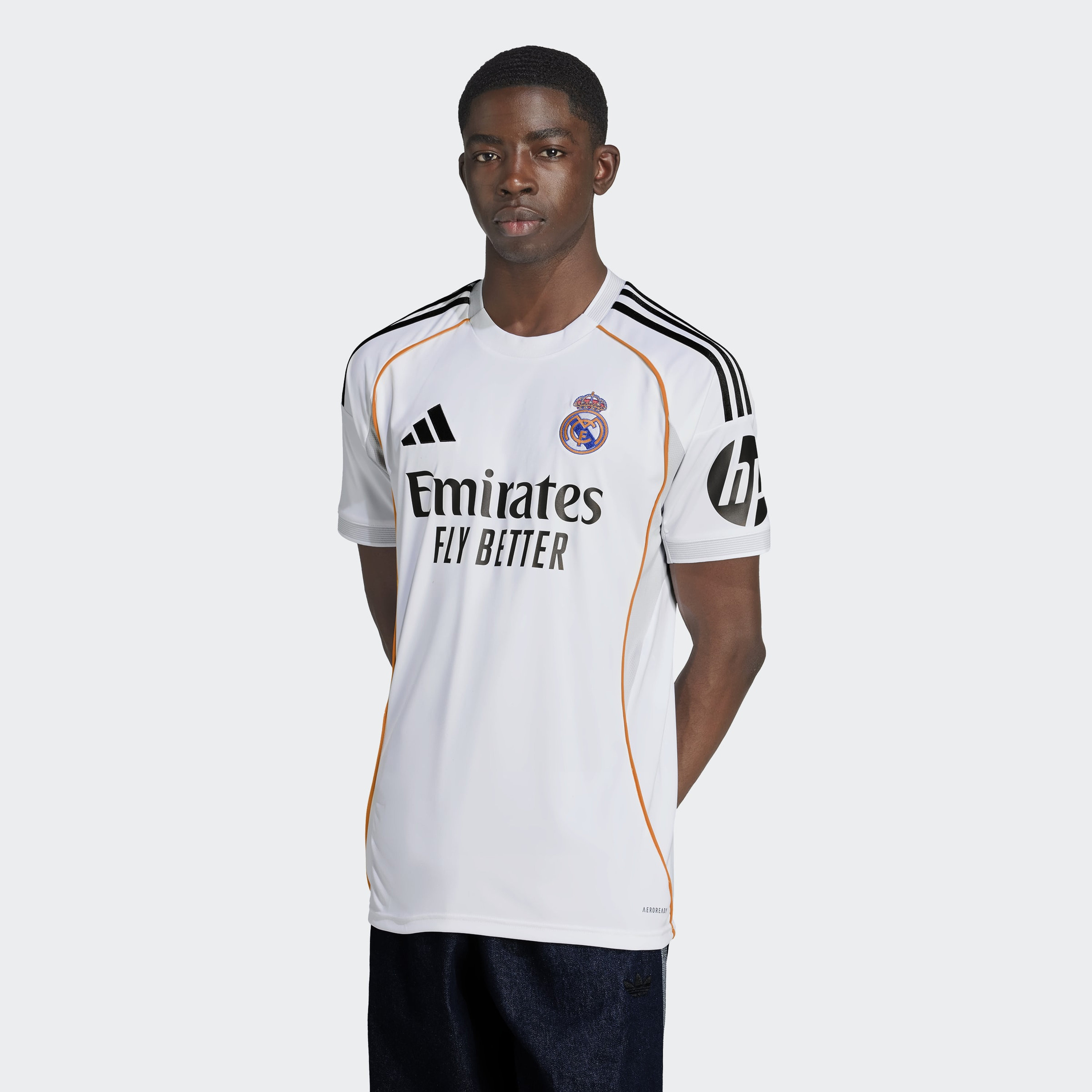 adidas Men Real Madrid 25/26 Home Short Sleeve Jersey-men-clothing-sportswearandactivewear-tshirtsandpolos-image-1