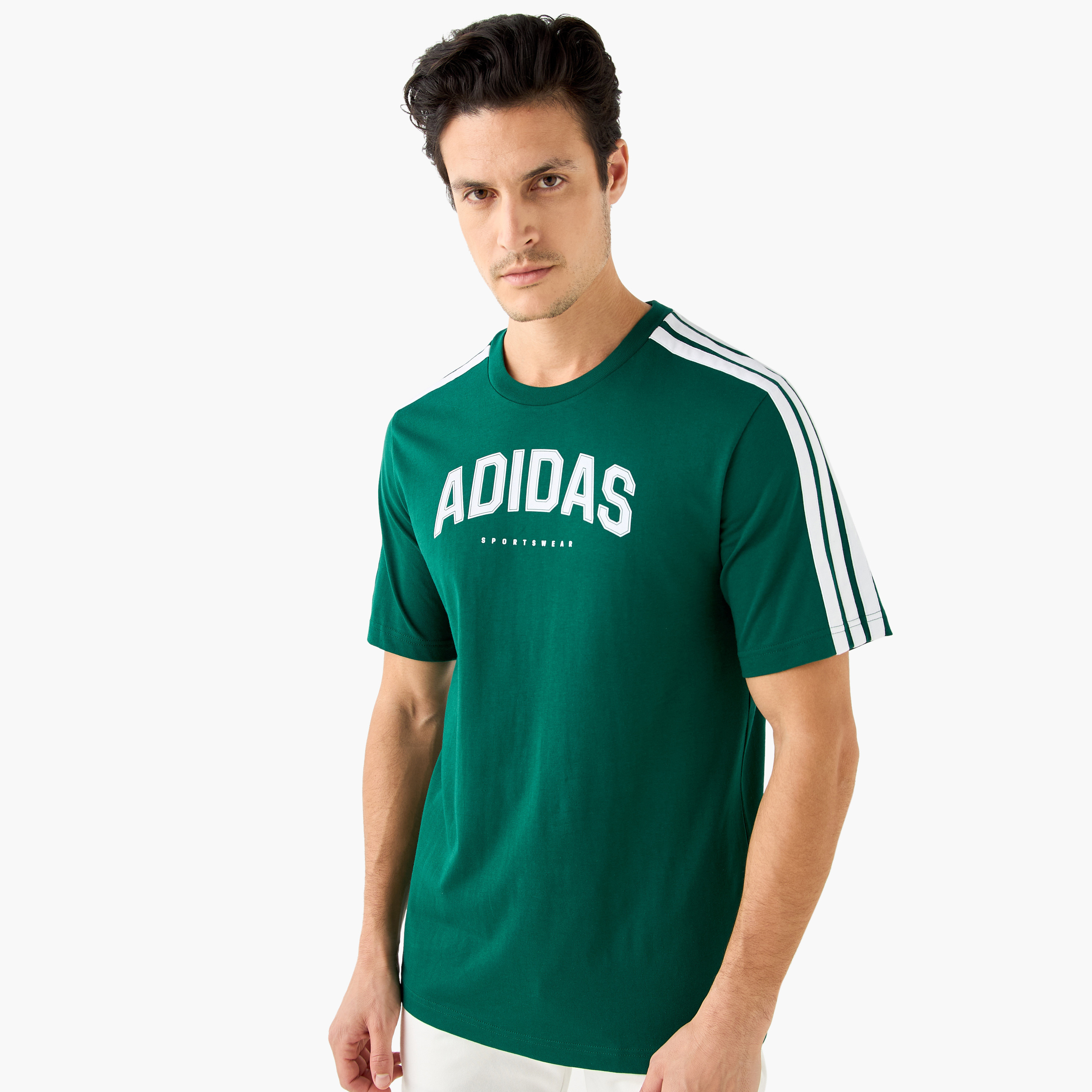adidas Men's Codes Collegiate Linear Graphic Tee JJ3869 | OE-men-clothing-sportswearandactivewear-tshirtsandpolos-image-1