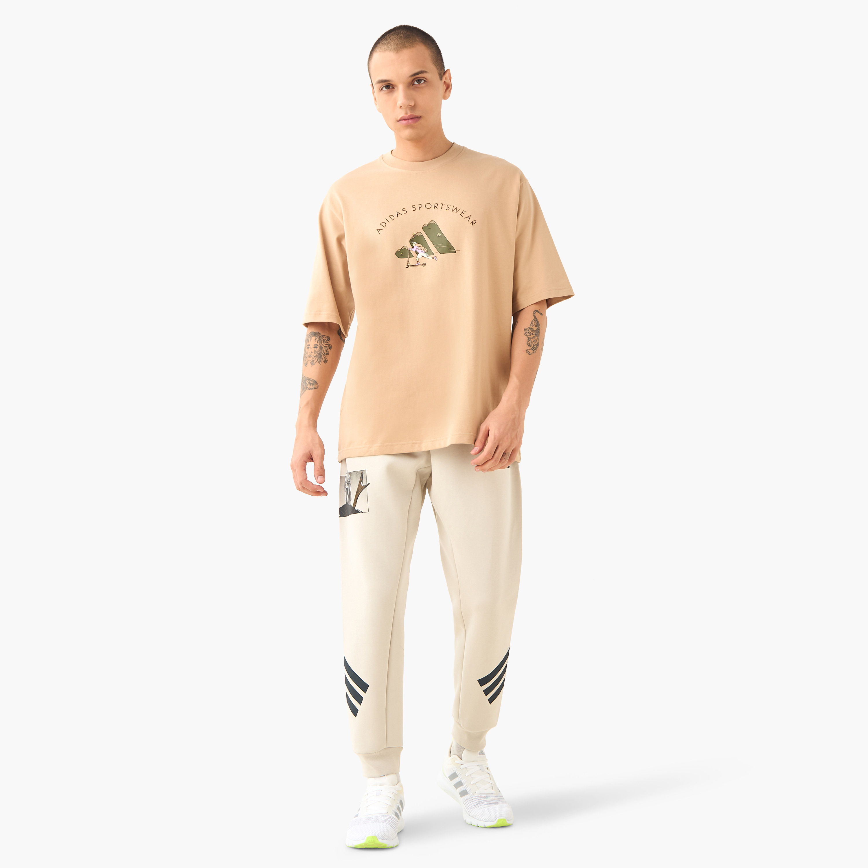 أديداس - تي شيرت رموز رسومات سكوتر دودل - للرجال-men-clothing-sportswearandactivewear-tshirtsandpolos-image-2