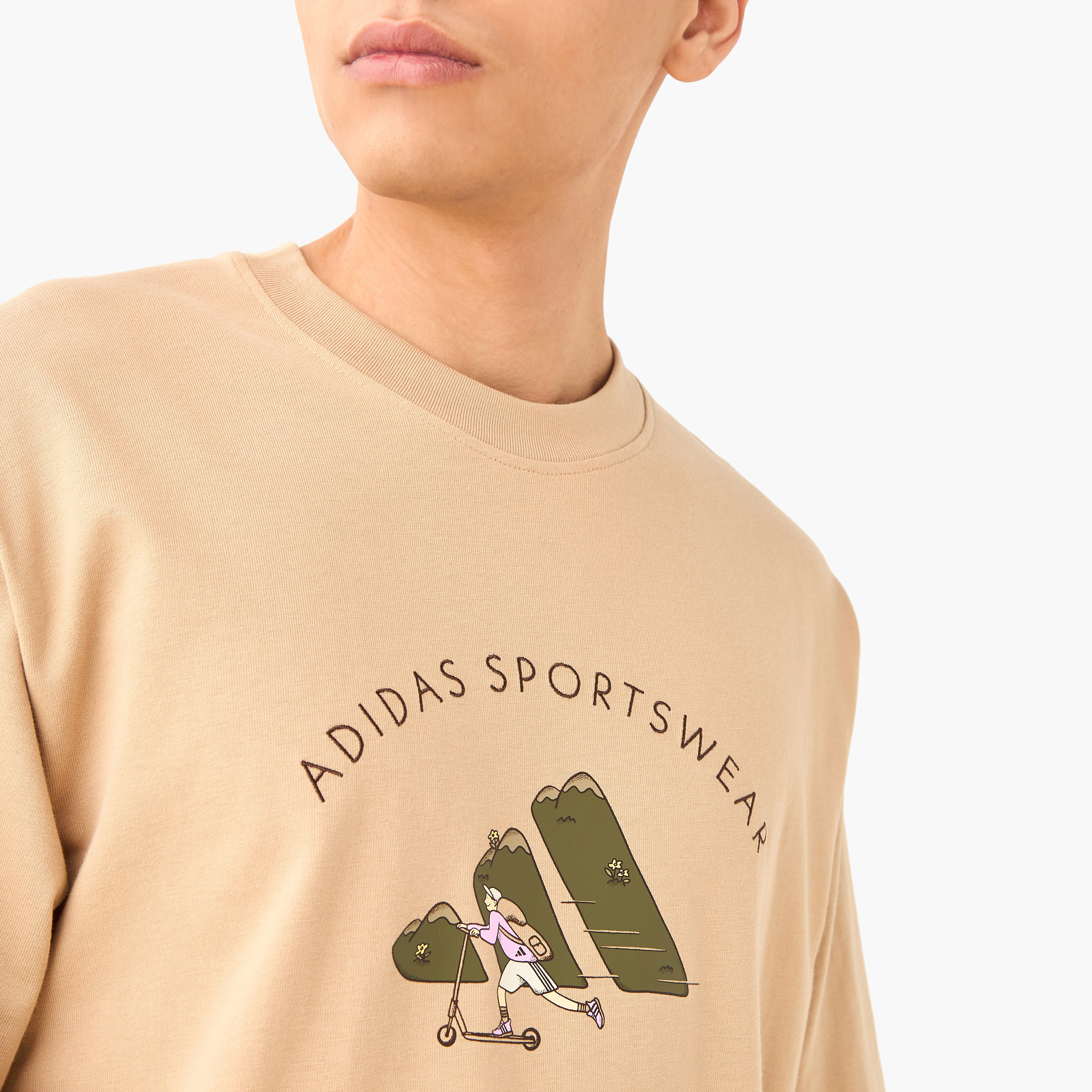أديداس - تي شيرت رموز رسومات سكوتر دودل - للرجال-men-clothing-sportswearandactivewear-tshirtsandpolos-image-4