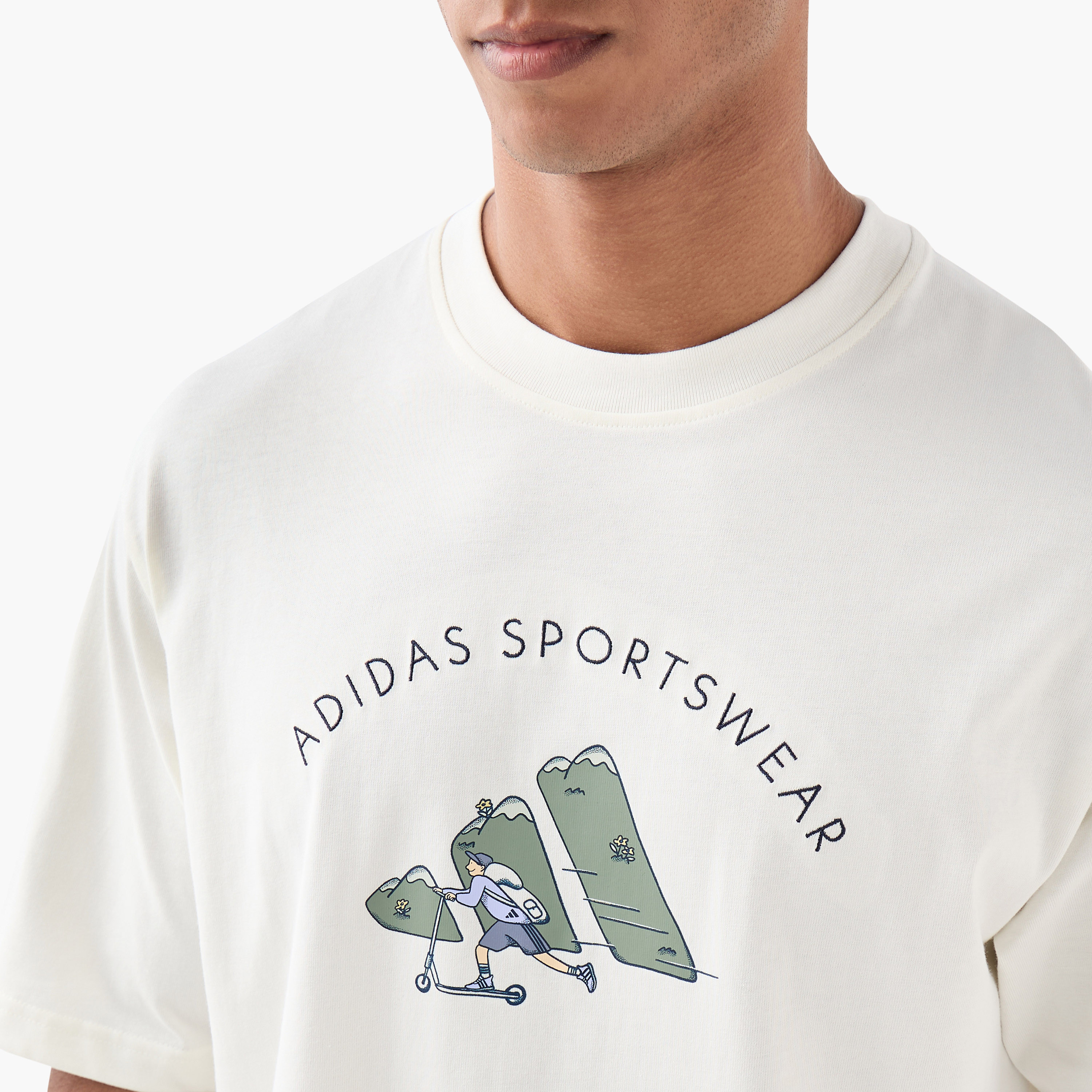 adidas Men's Codes Doodle Scooter Graphic Tee M C DOODLE SCT | OE-men-clothing-sportswearandactivewear-tshirtsandpolos-image-9