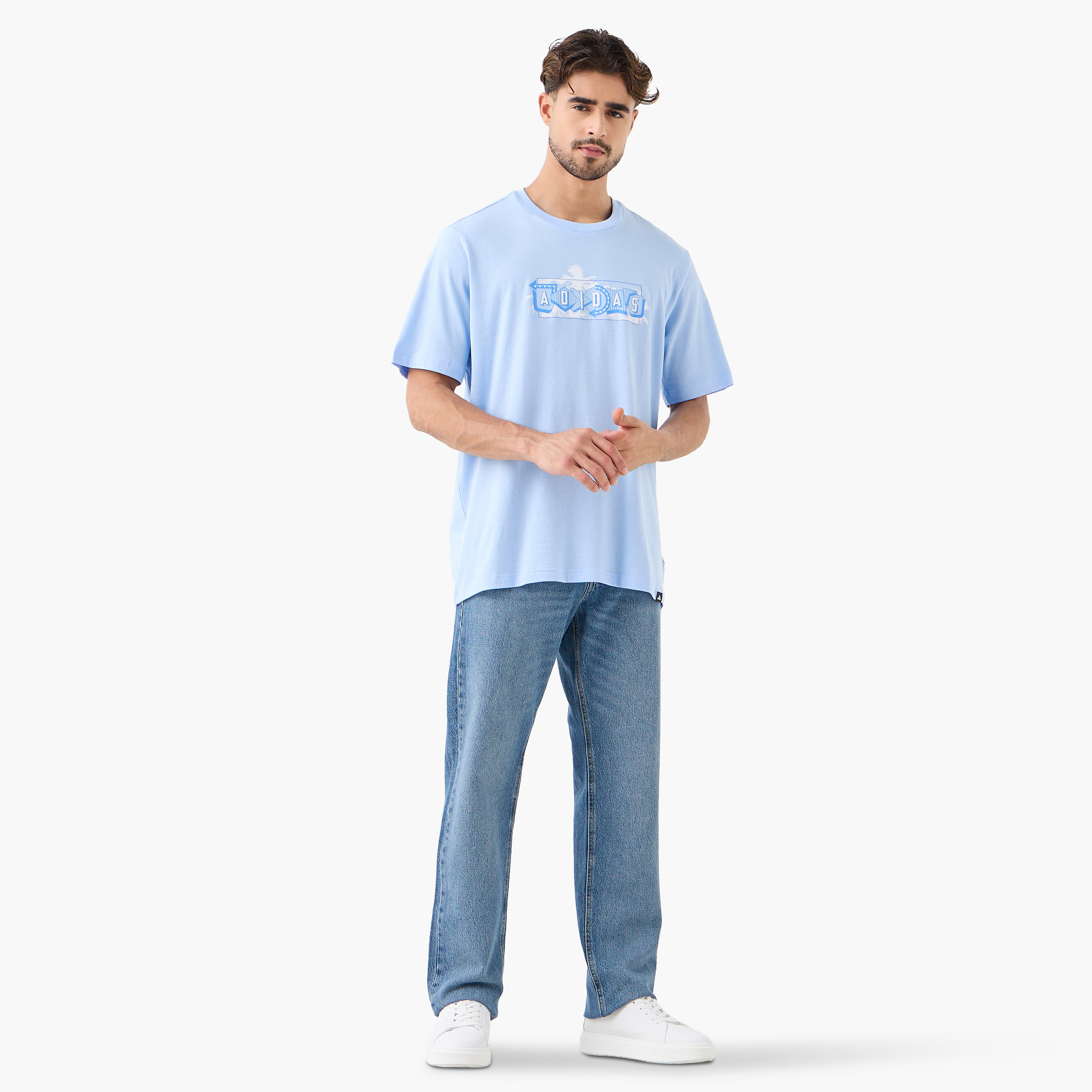 أديداس - تي شيرت برسومات الباستيل - للرجال-men-clothing-sportswearandactivewear-tshirtsandpolos-image-2