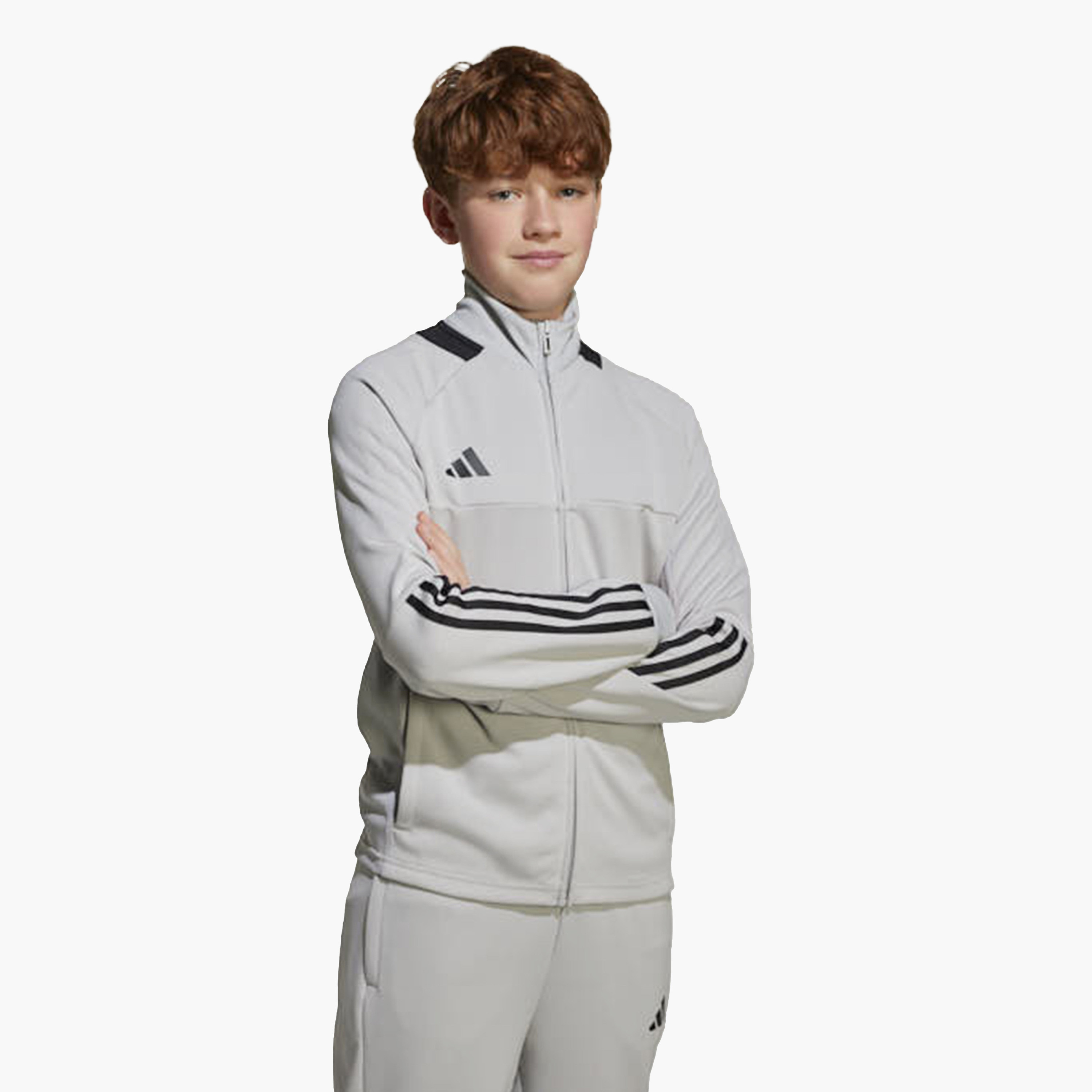 جاكيت بياقة عالية وسحاب إغلاق للأولاد من أديداس - أكمام طويلة-boys-clothing-sweatshirts-image-6