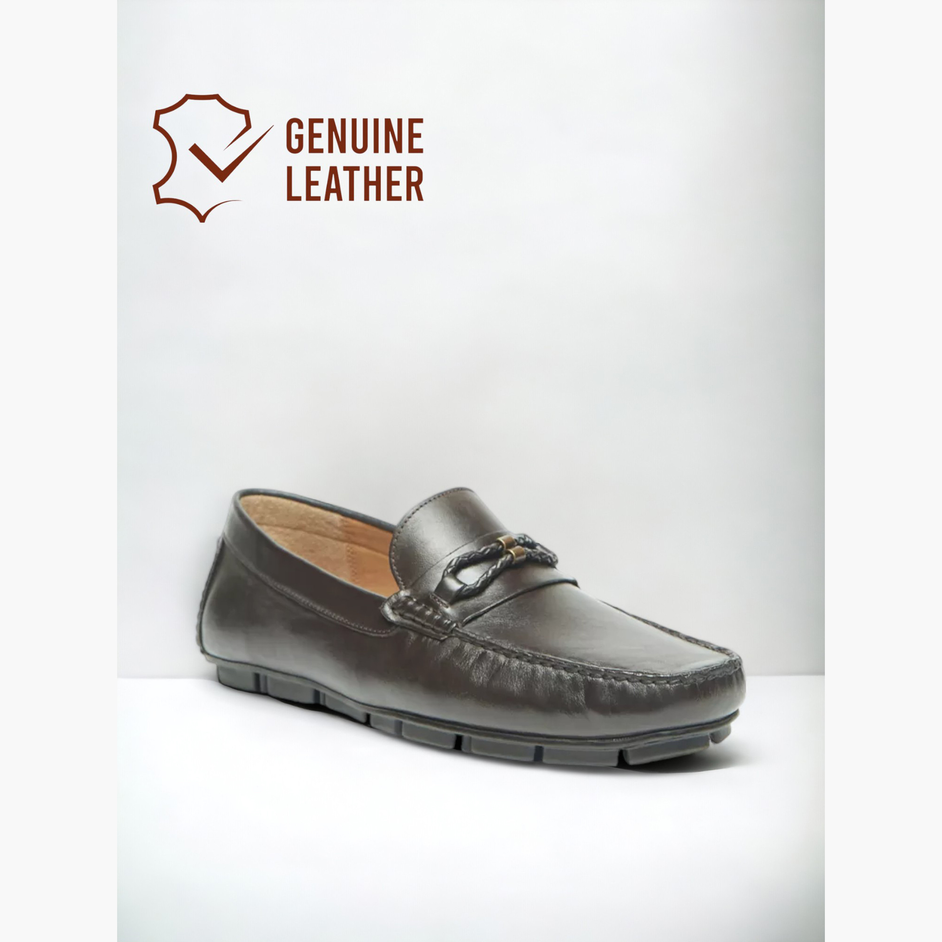 Buy Men s Duchini Men s Solid Slip On Moccasins Online Centrepoint Qatar