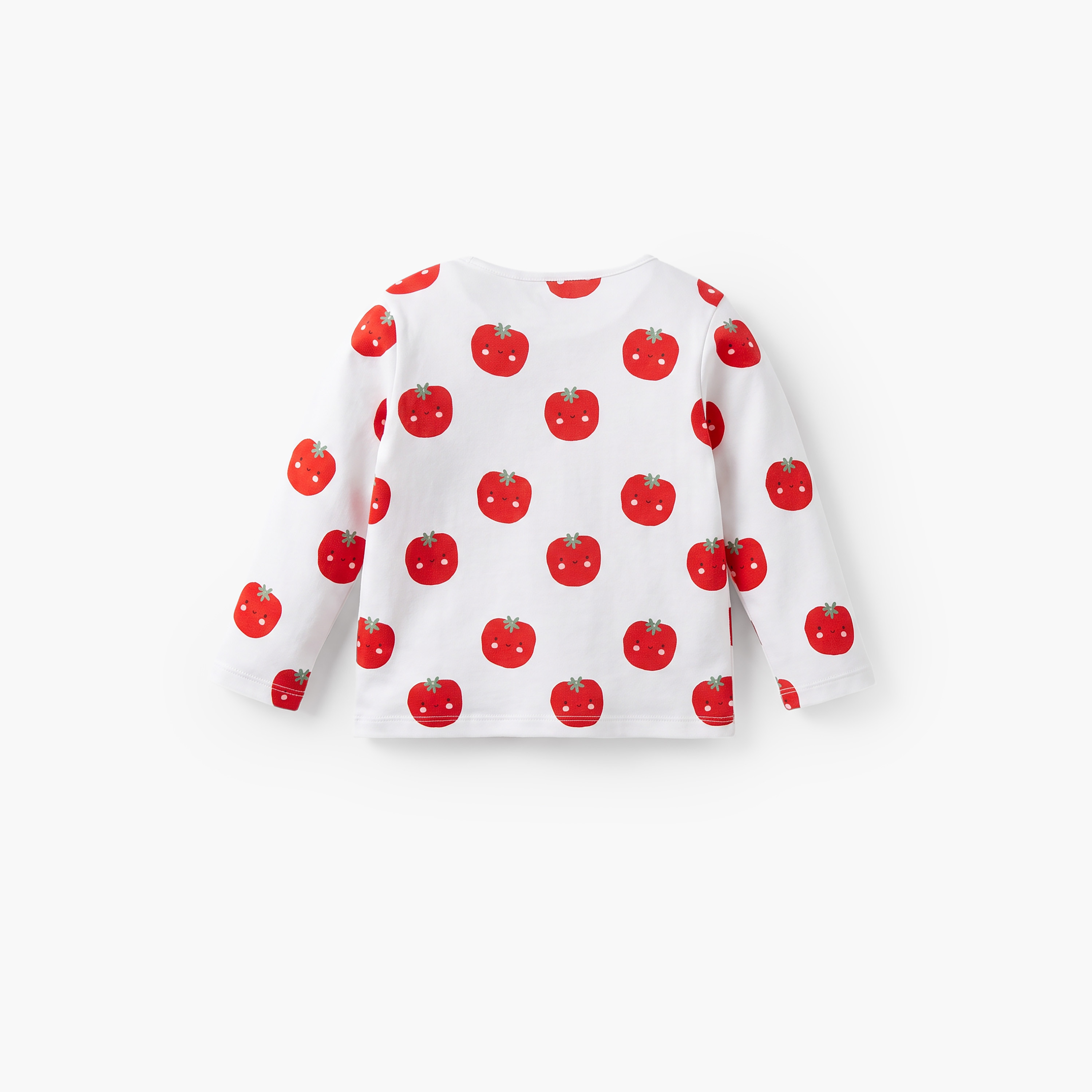 طقم بيجاما قطني بياقة مستديرة وأكمام طويلة بطبعة طماطم من جونيورز-baby-boys-clothing-nightwear-pyjamasets-image-5