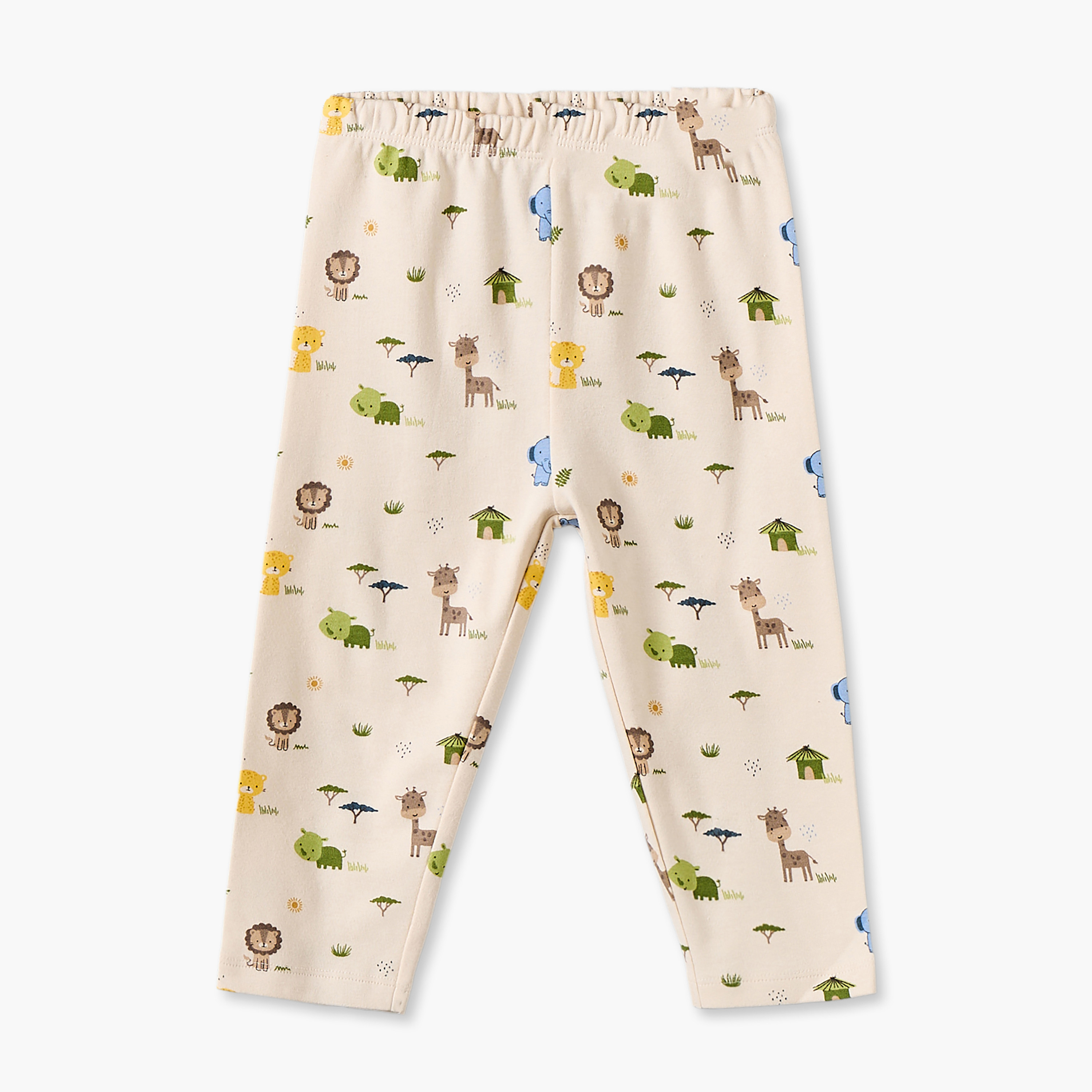Juniors Cotton Crew Neck Long Sleeves Pyjama Set with Safari Print-baby-boys-clothing-nightwear-pyjamasets-image-4