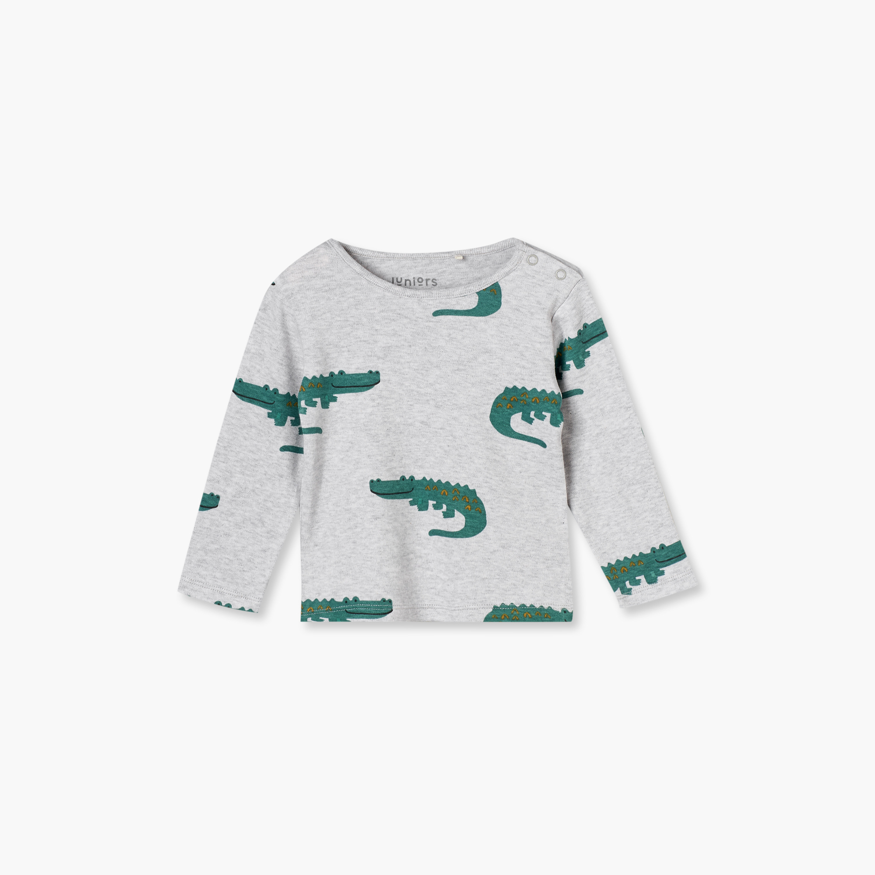 Juniors Cotton Crew Neck Long Sleeves Pyjama Set with Crocodile Print-baby-boys-clothing-nightwear-pyjamasets-image-3