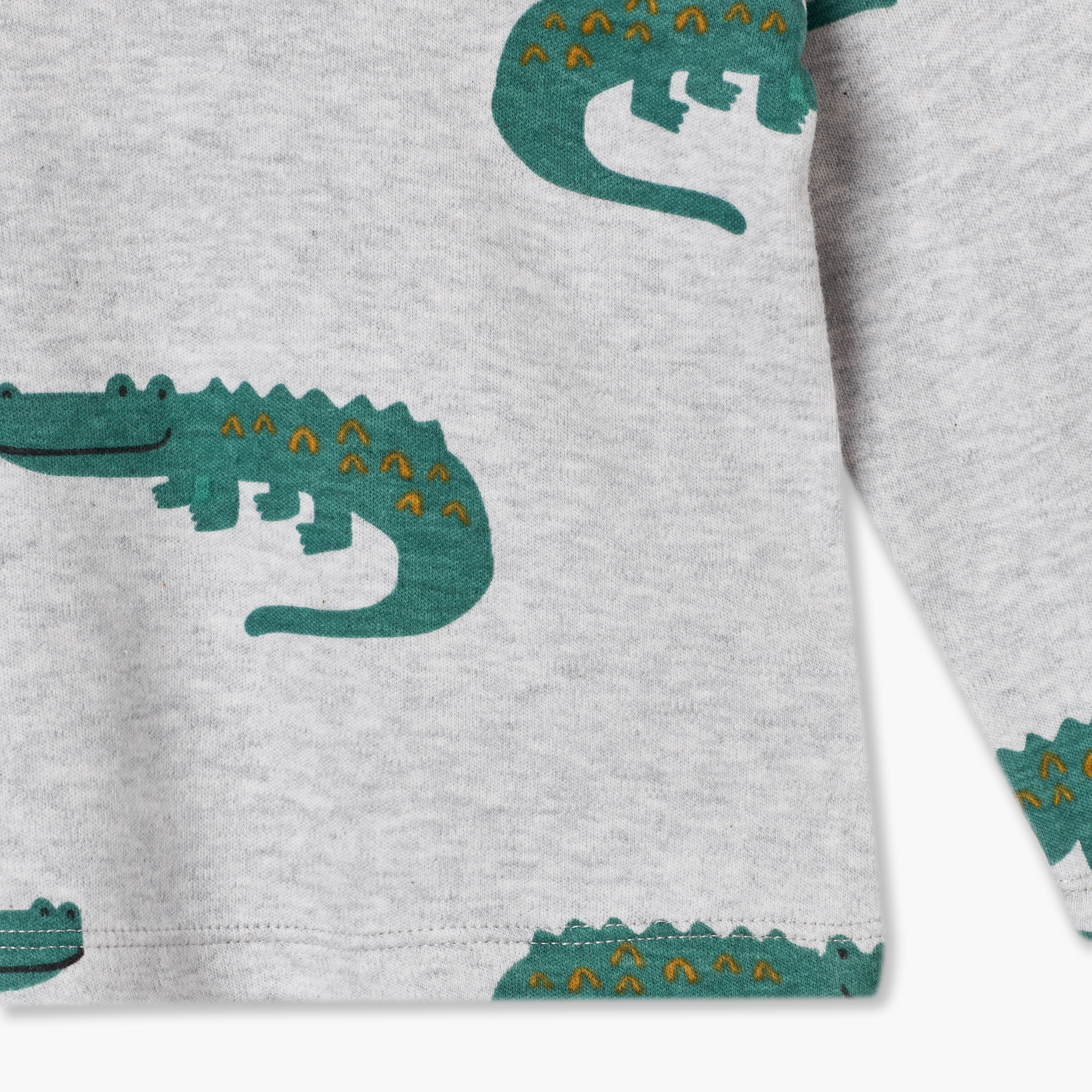 Juniors Cotton Crew Neck Long Sleeves Pyjama Set with Crocodile Print-baby-boys-clothing-nightwear-pyjamasets-image-8