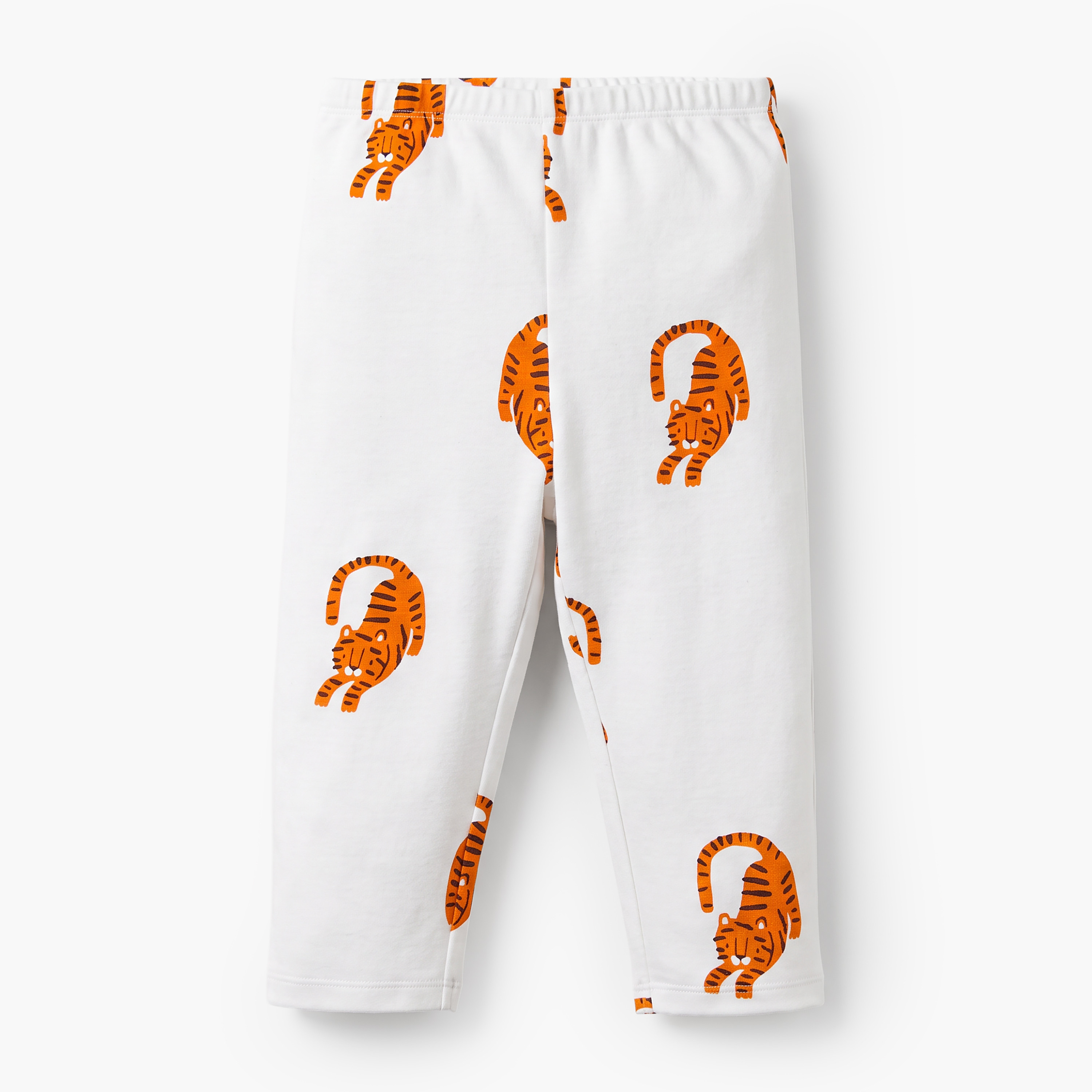 طقم بيجاما قطني بياقة مستديرة وأكمام طويلة بطبعة نمر من جونيورز-baby-boys-clothing-nightwear-pyjamasets-image-3