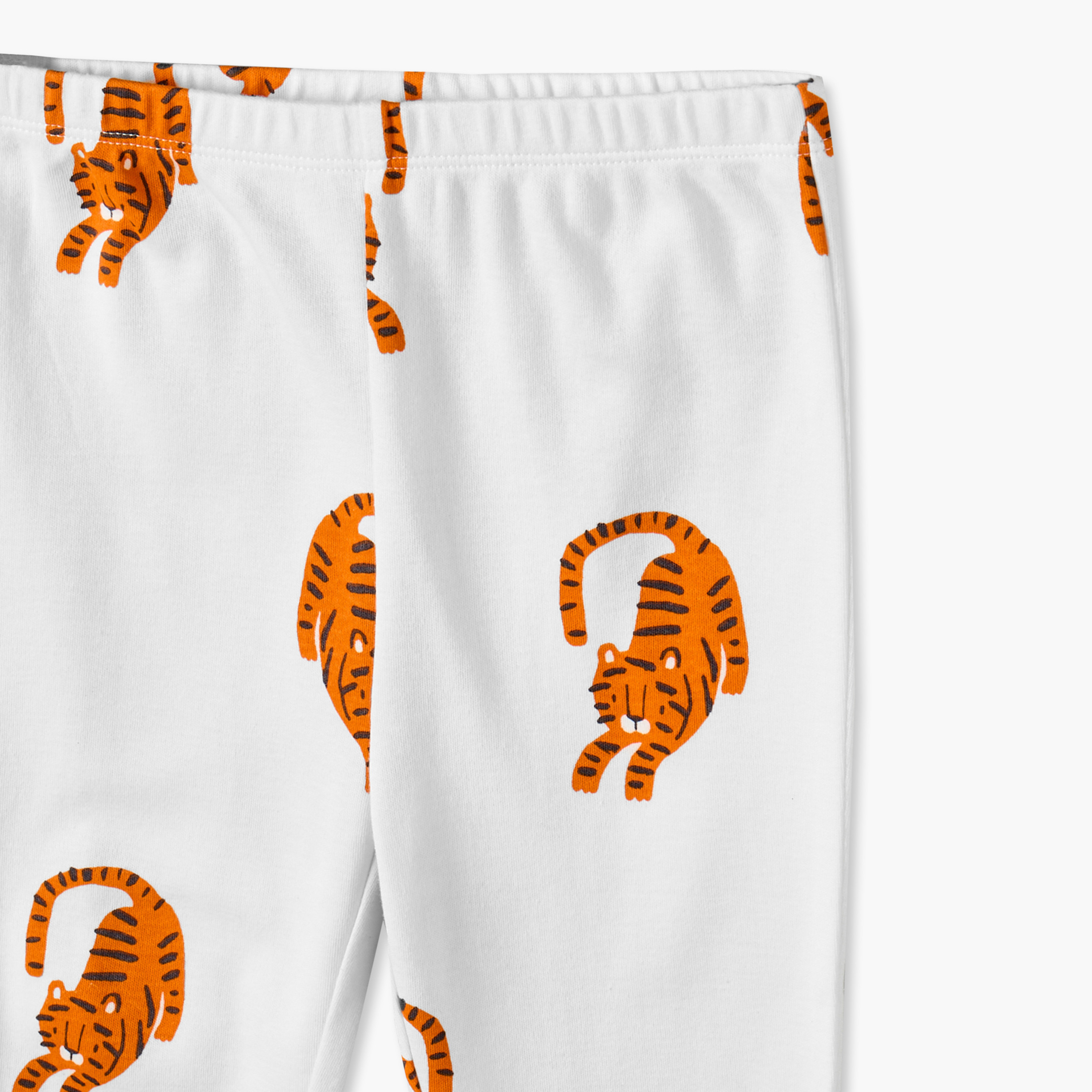 طقم بيجاما قطني بياقة مستديرة وأكمام طويلة بطبعة نمر من جونيورز-baby-boys-clothing-nightwear-pyjamasets-image-7