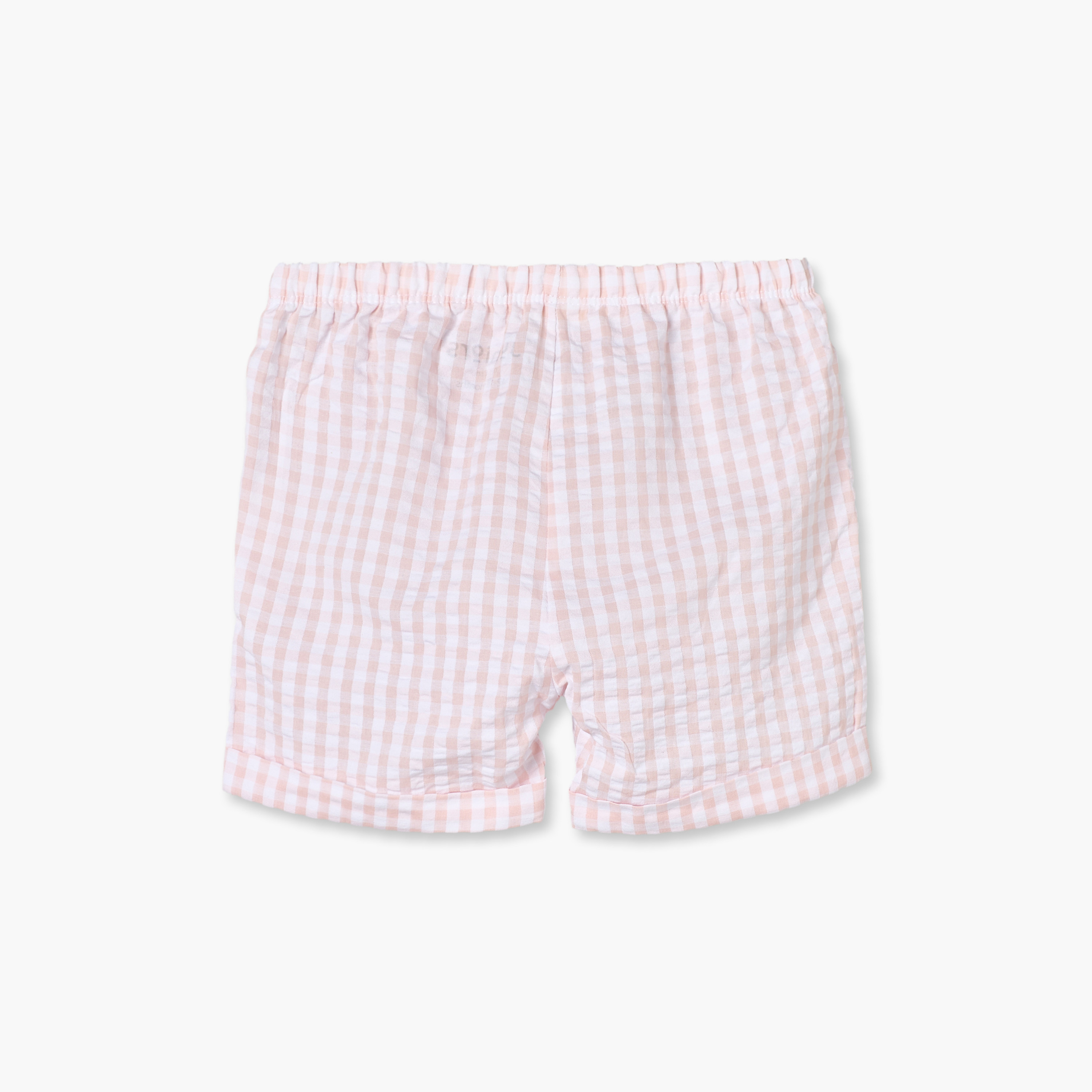 طقم شورت كاروهات وتيشيرت قطن بياقة ضيقة وأكمام قصيرة من جونيورز-baby-girls-clothing-nightwear-pyjamasets-image-6