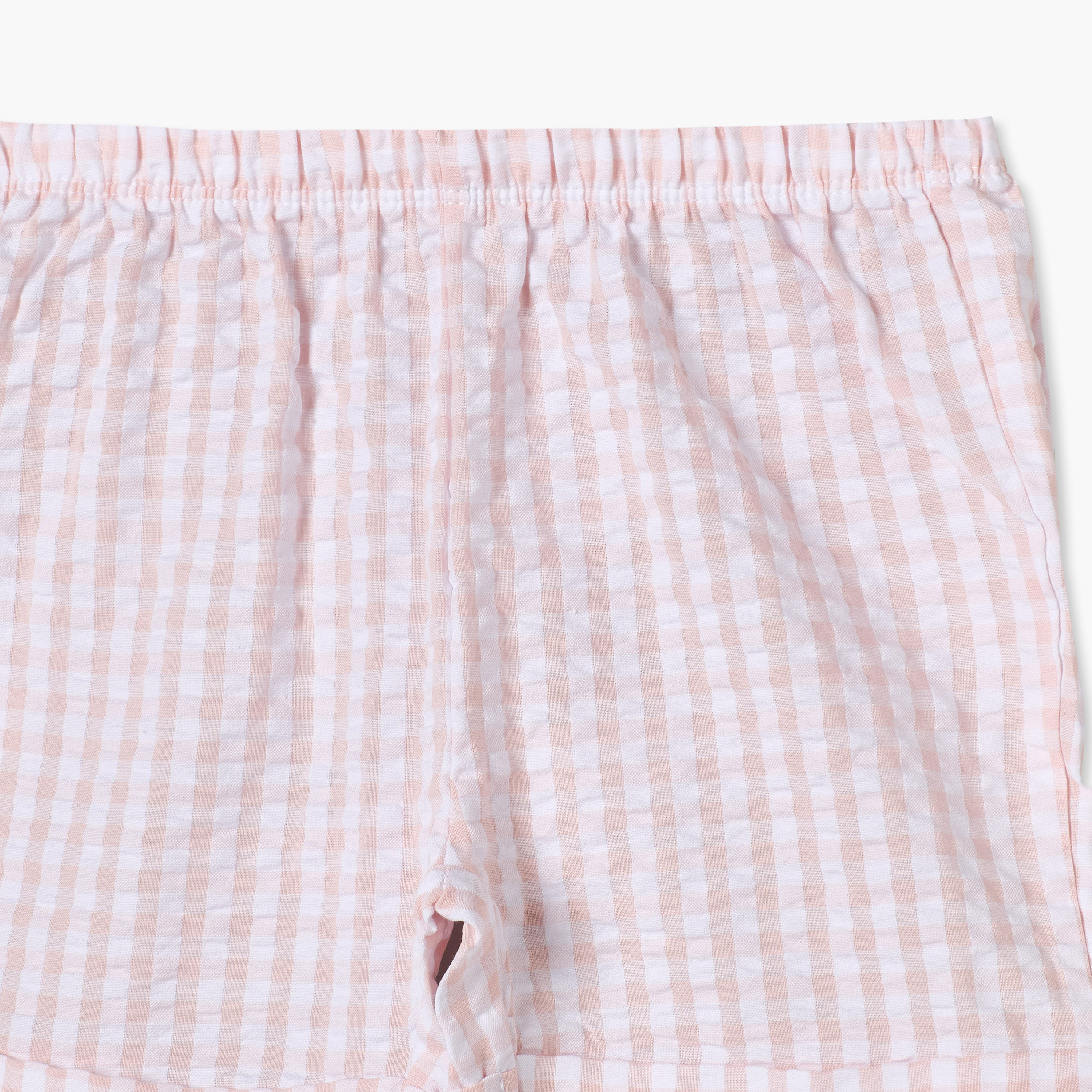 طقم شورت كاروهات وتيشيرت قطن بياقة ضيقة وأكمام قصيرة من جونيورز-baby-girls-clothing-nightwear-pyjamasets-image-9
