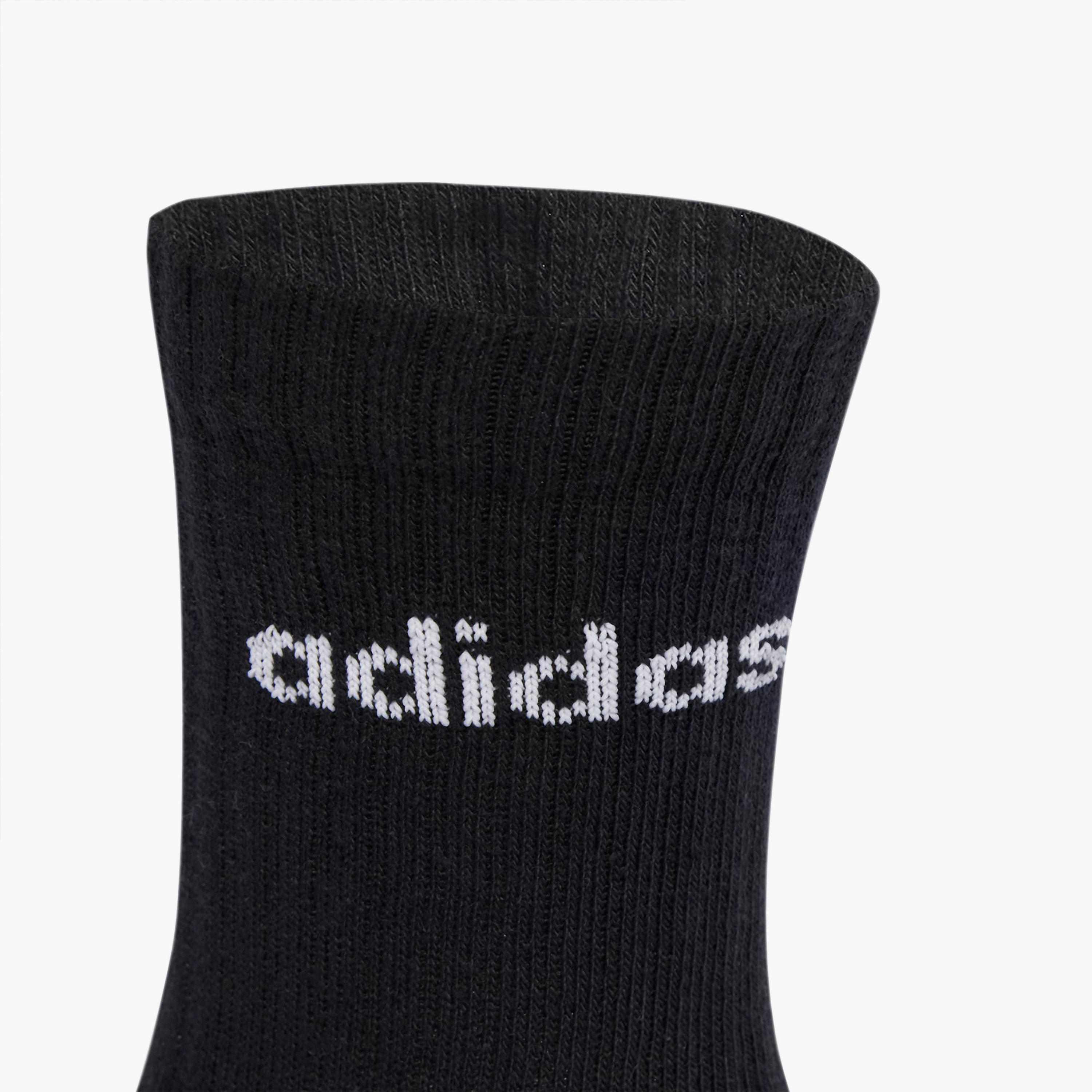 طقم جوارب 6 أزواج مبطنة بطول ربلة الساق للرجال من أديداس-men-socks-image-4