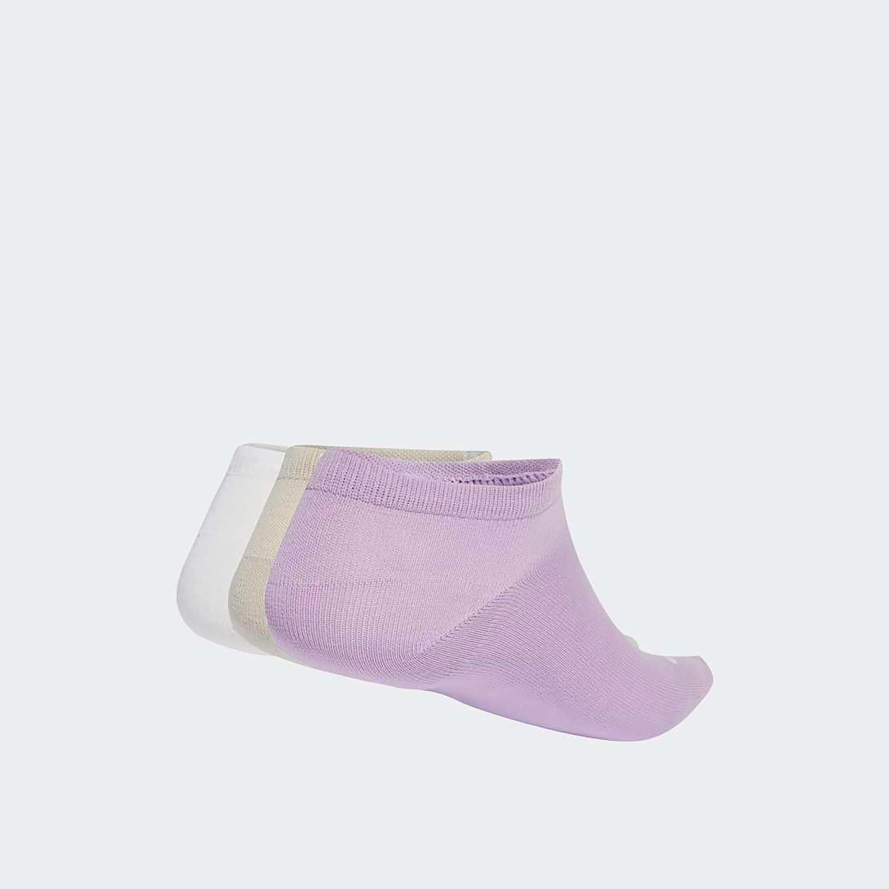 طقم جوارب رياضية طول الكاحل 3 أزواج بطبعات الشعار من أديداس-women-socksandstockings-image-2