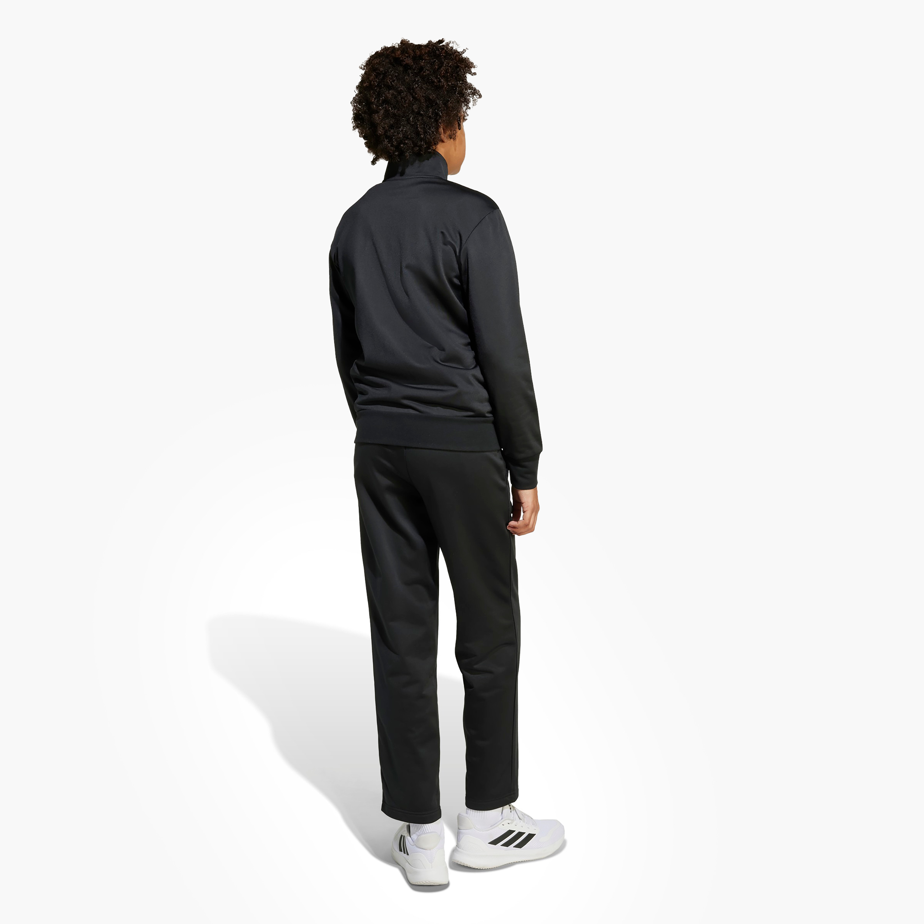 adidas Boys Jacket and Track Pant Set with Logo Print - Long Sleeves - High Neck-boys-clothing-sportswear-sets-image-5