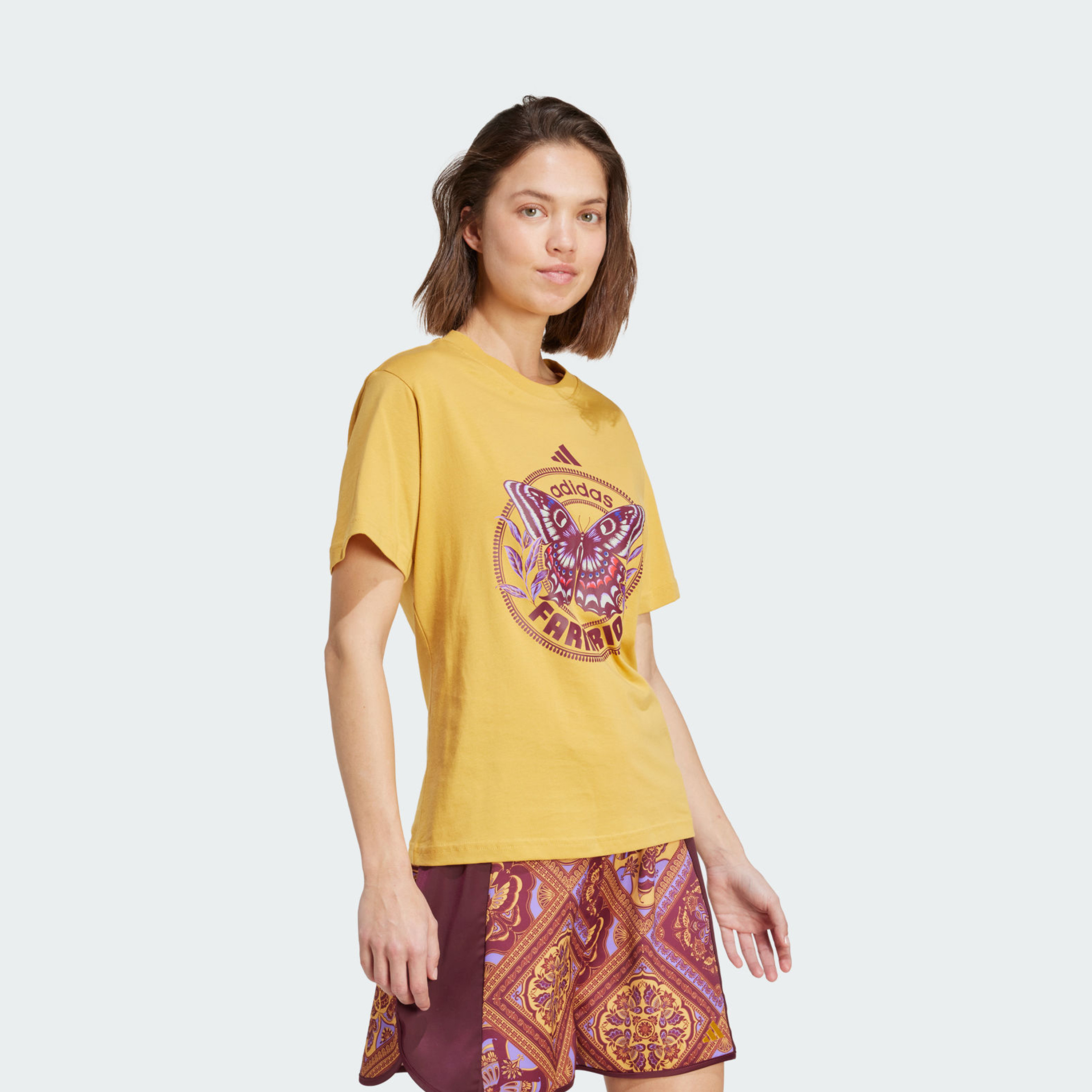 adidas Women's adidas X FARM Graphic T-Shirt | OE-sports-women-clothing-tshirtsandvests-image-2