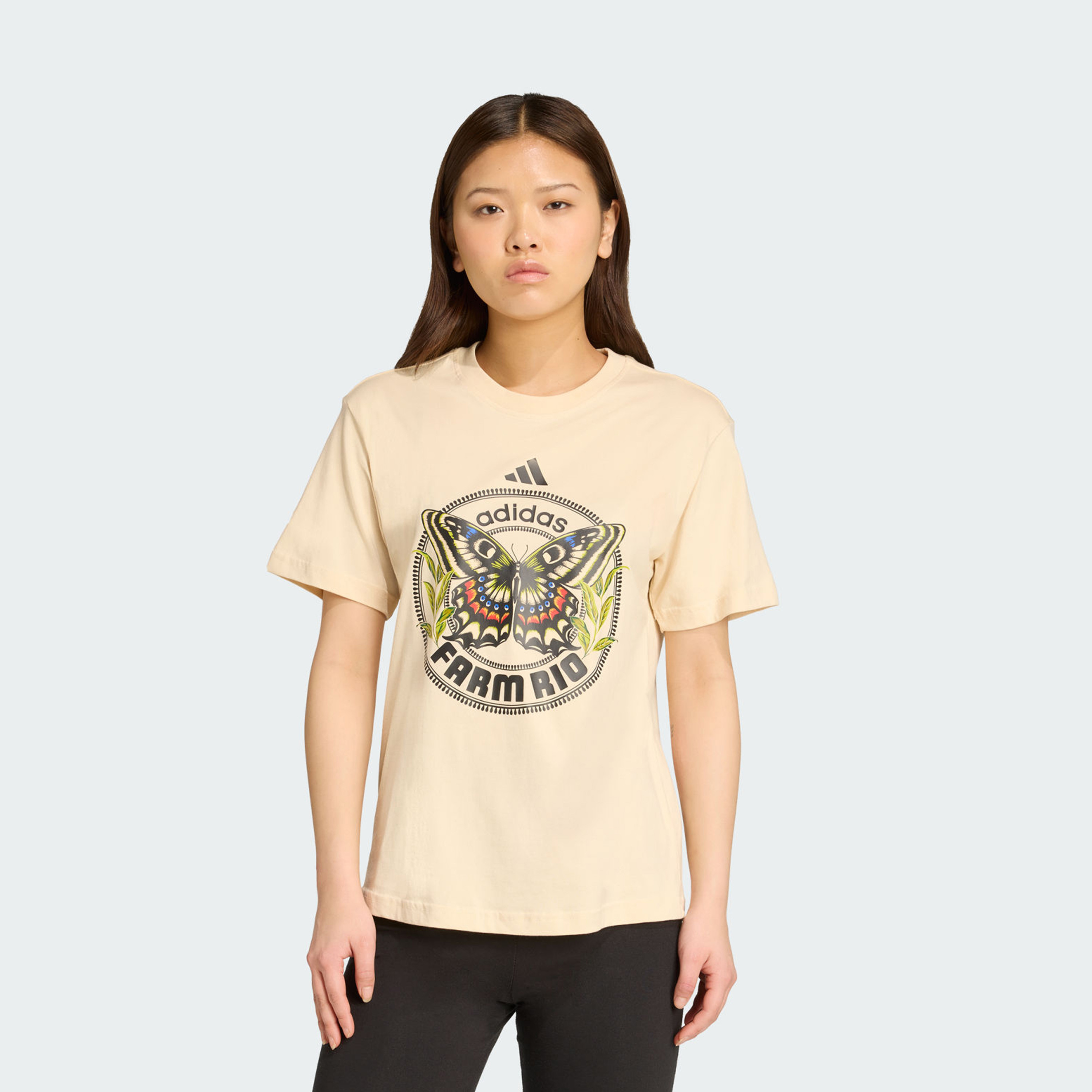 adidas Women's adidas X FARM Graphic T-Shirt | OE-sports-women-clothing-tshirtsandvests-image-1