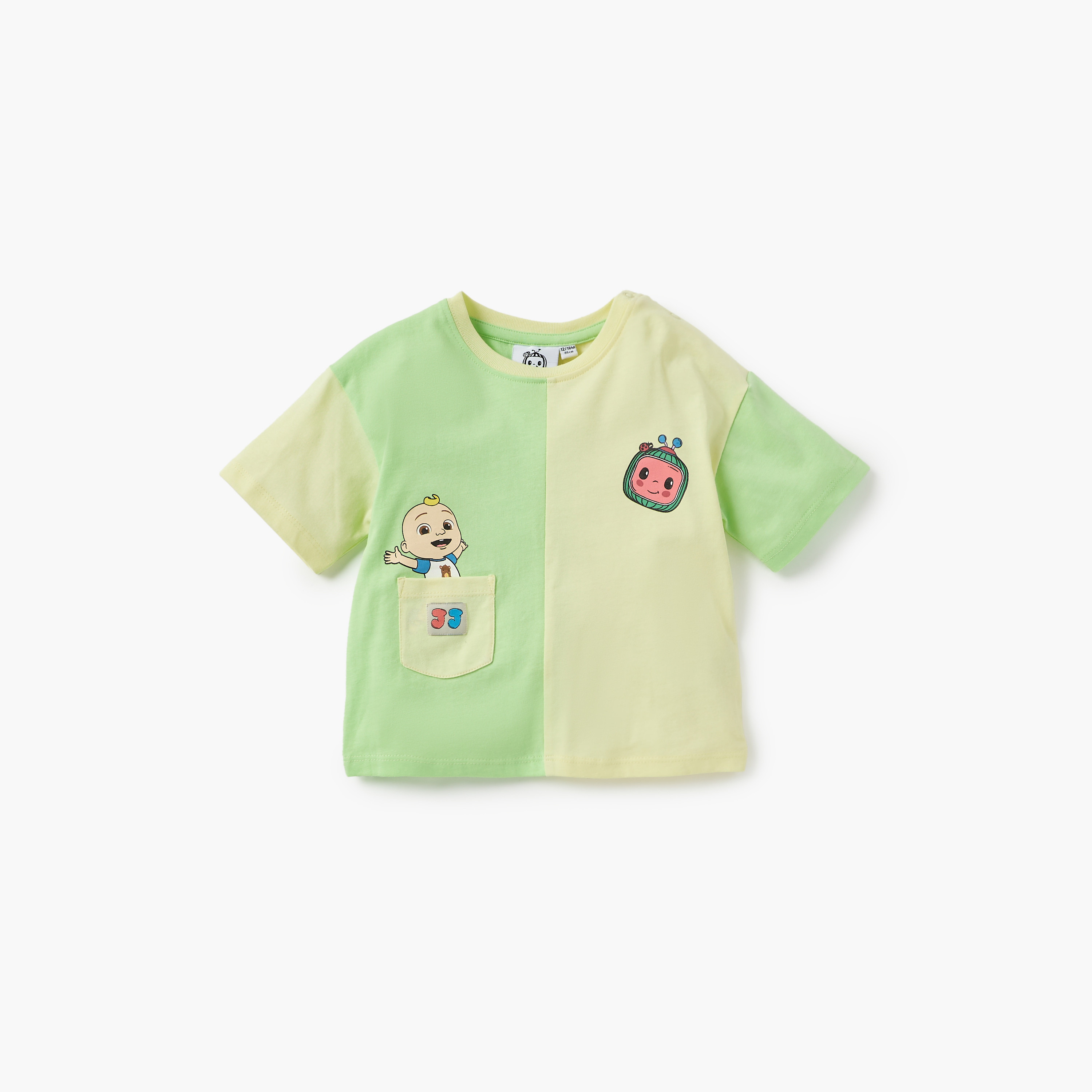 MoonBug Cocomelon Print T-shirt and Shorts Set-baby-boys-clothing-setsandcoords-image-2