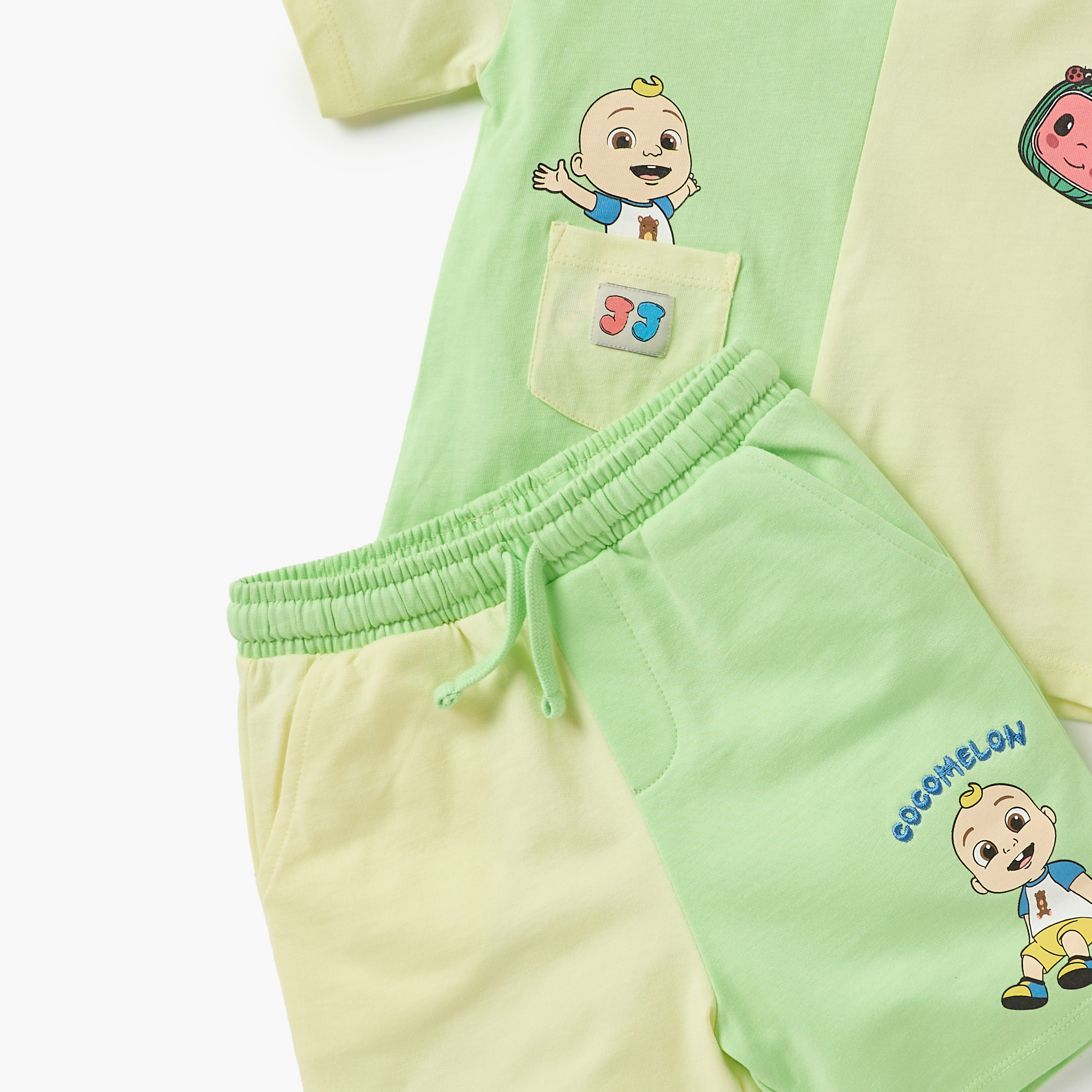 MoonBug Cocomelon Print T-shirt and Shorts Set-baby-boys-clothing-setsandcoords-image-5