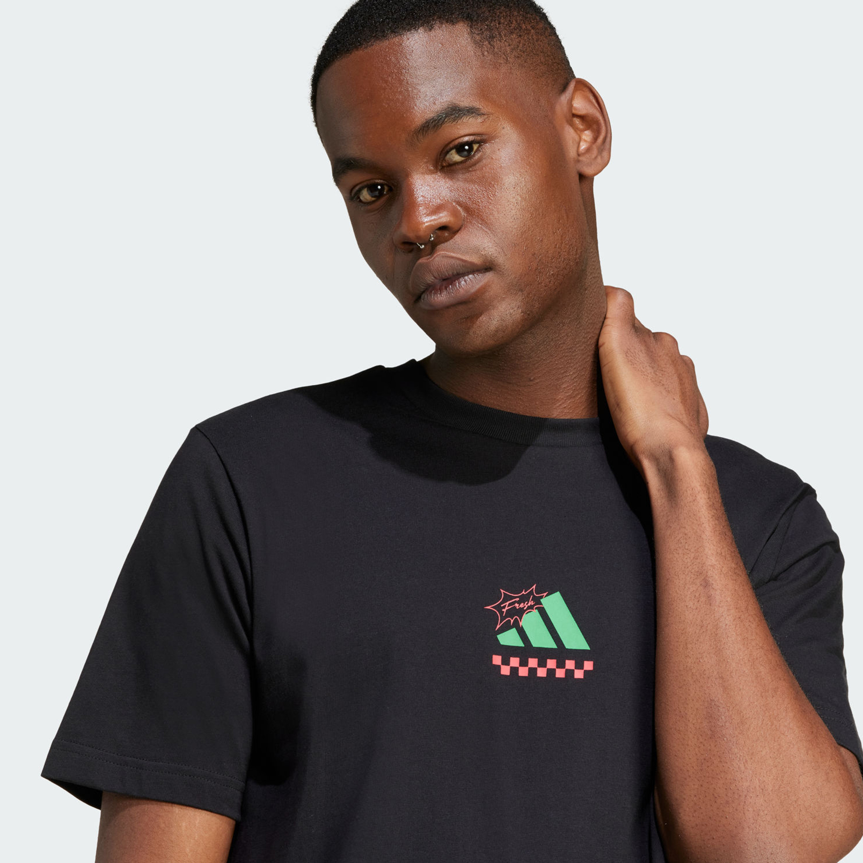 أديداس - تيشيرت جرافيكي بيتزا لاونج للرجال JM0347 | OE-men-clothing-sportswearandactivewear-tshirtsandpolos-image-4