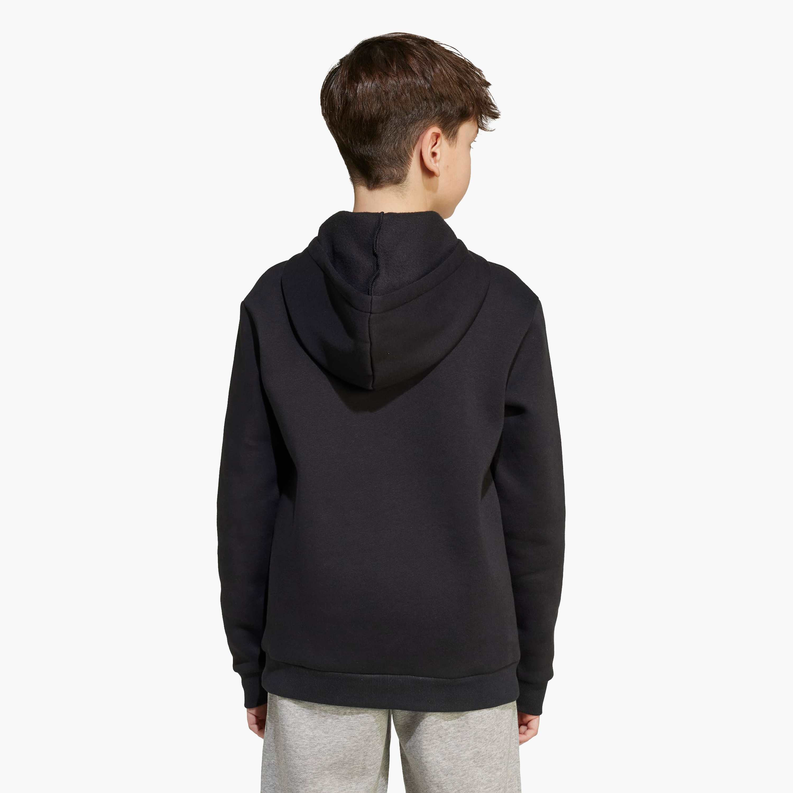 adidas Boys Hooded Neck Sweatshirt with Kangaroo Pocket - Long Sleeves-boys-clothing-sweatshirts-image-2