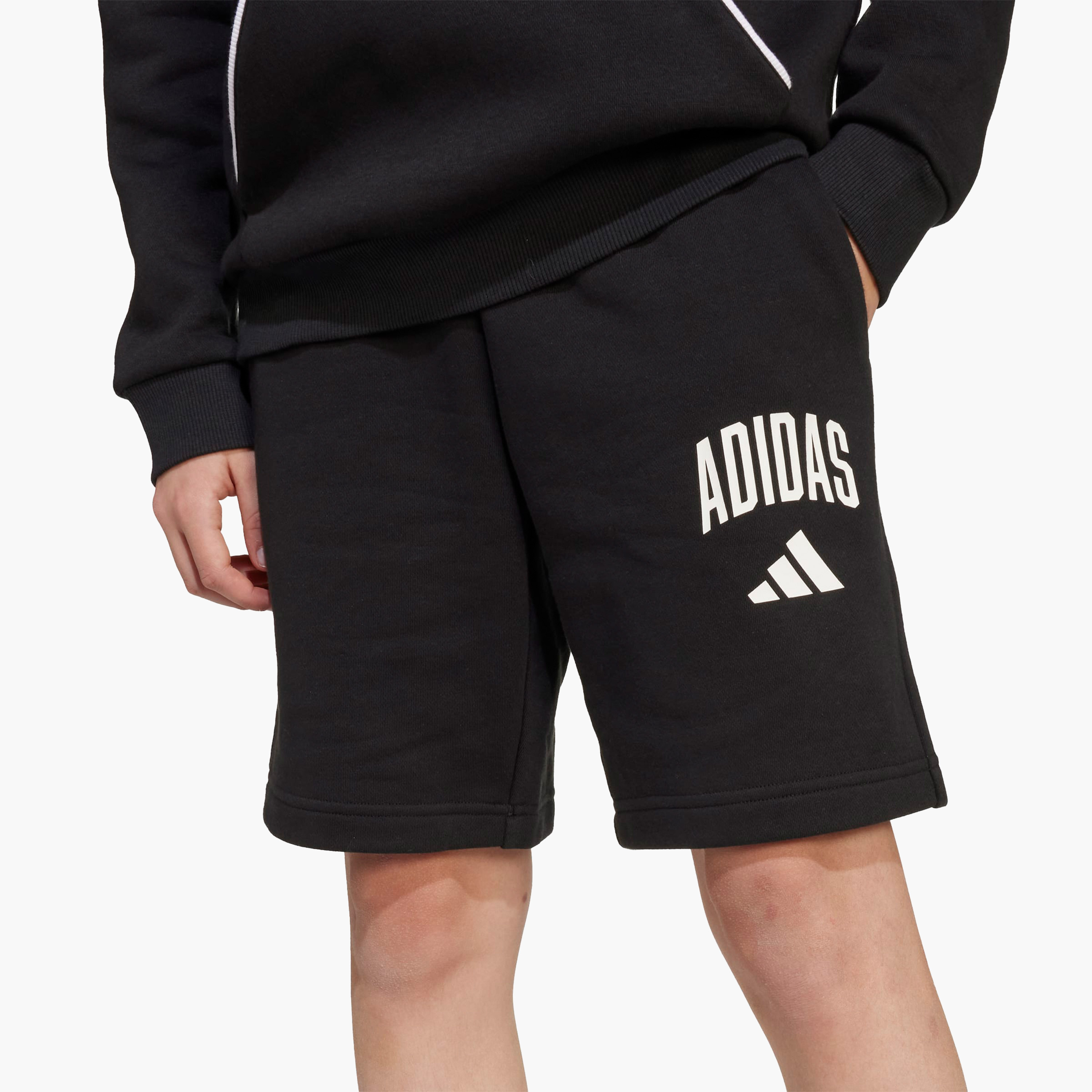 adidas Boys Shorts with Logo Print-sports-boys-clothing-bottoms-shorts-image-11