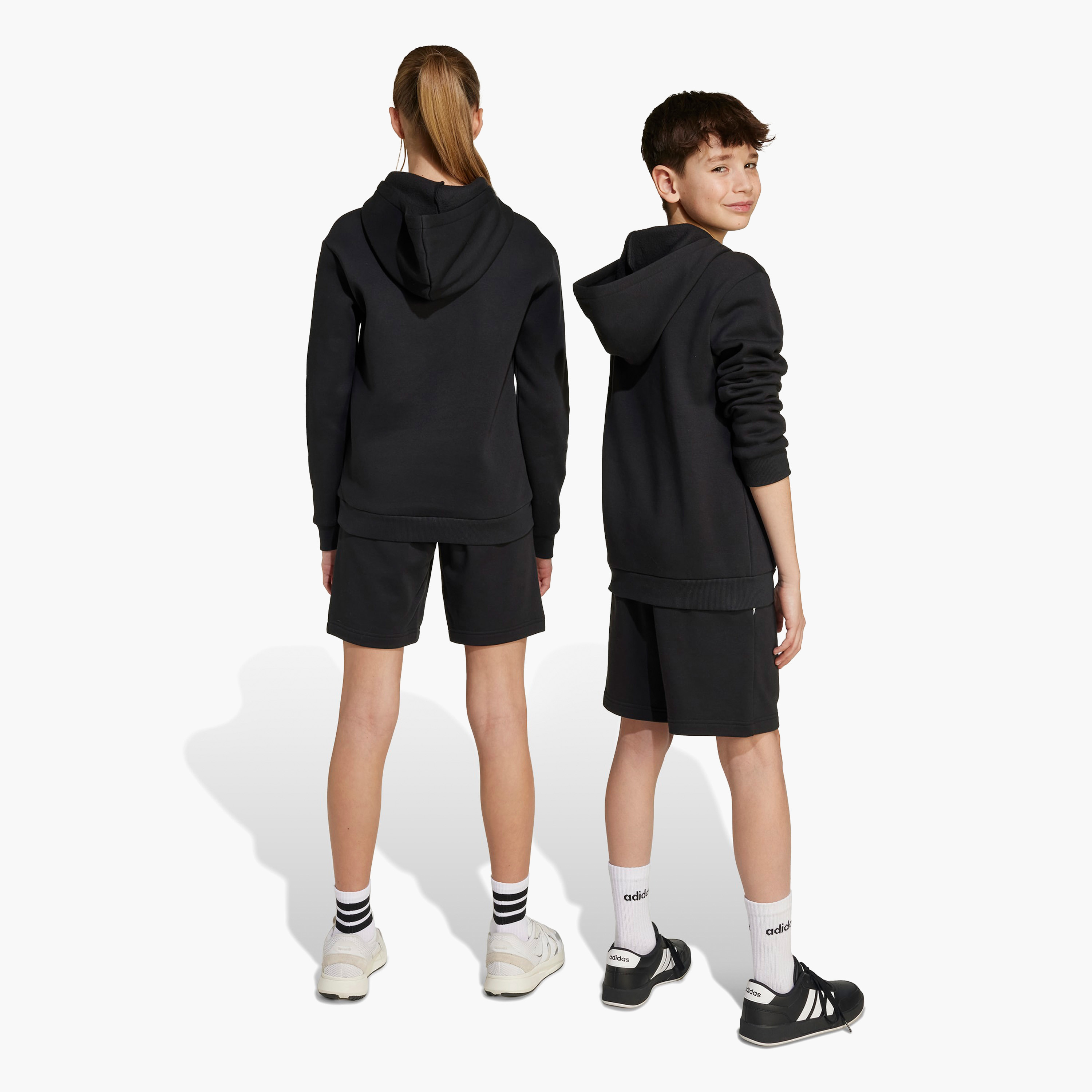 adidas Boys Shorts with Logo Print-sports-boys-clothing-bottoms-shorts-image-13