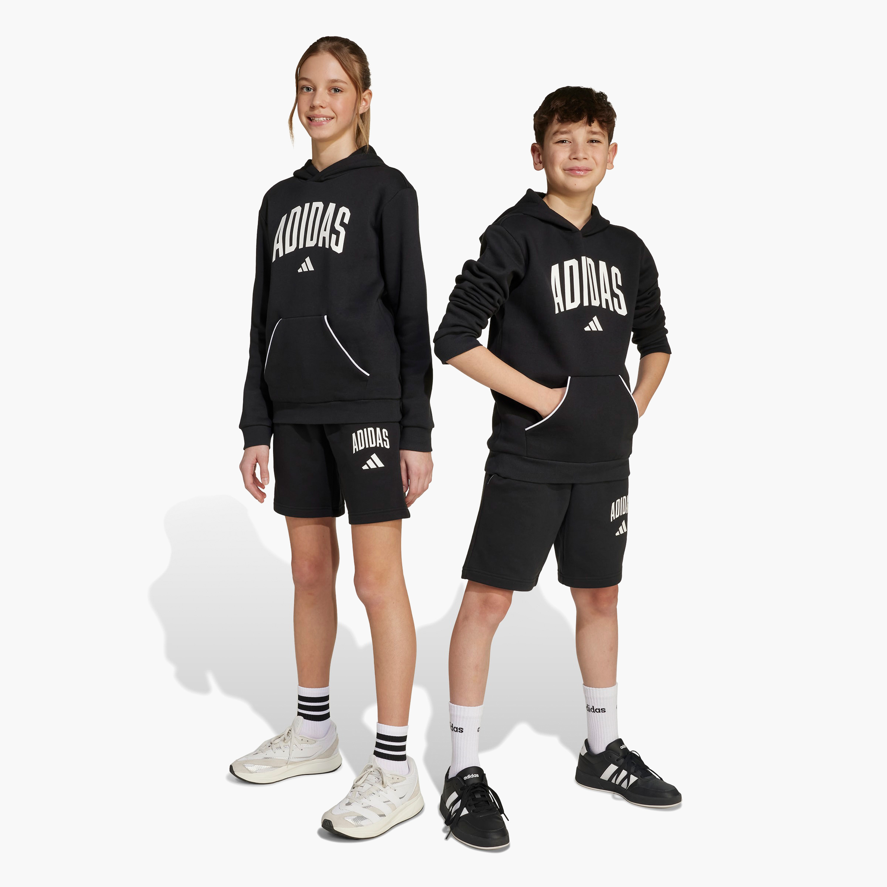adidas Boys Shorts with Logo Print-sports-boys-clothing-bottoms-shorts-image-14