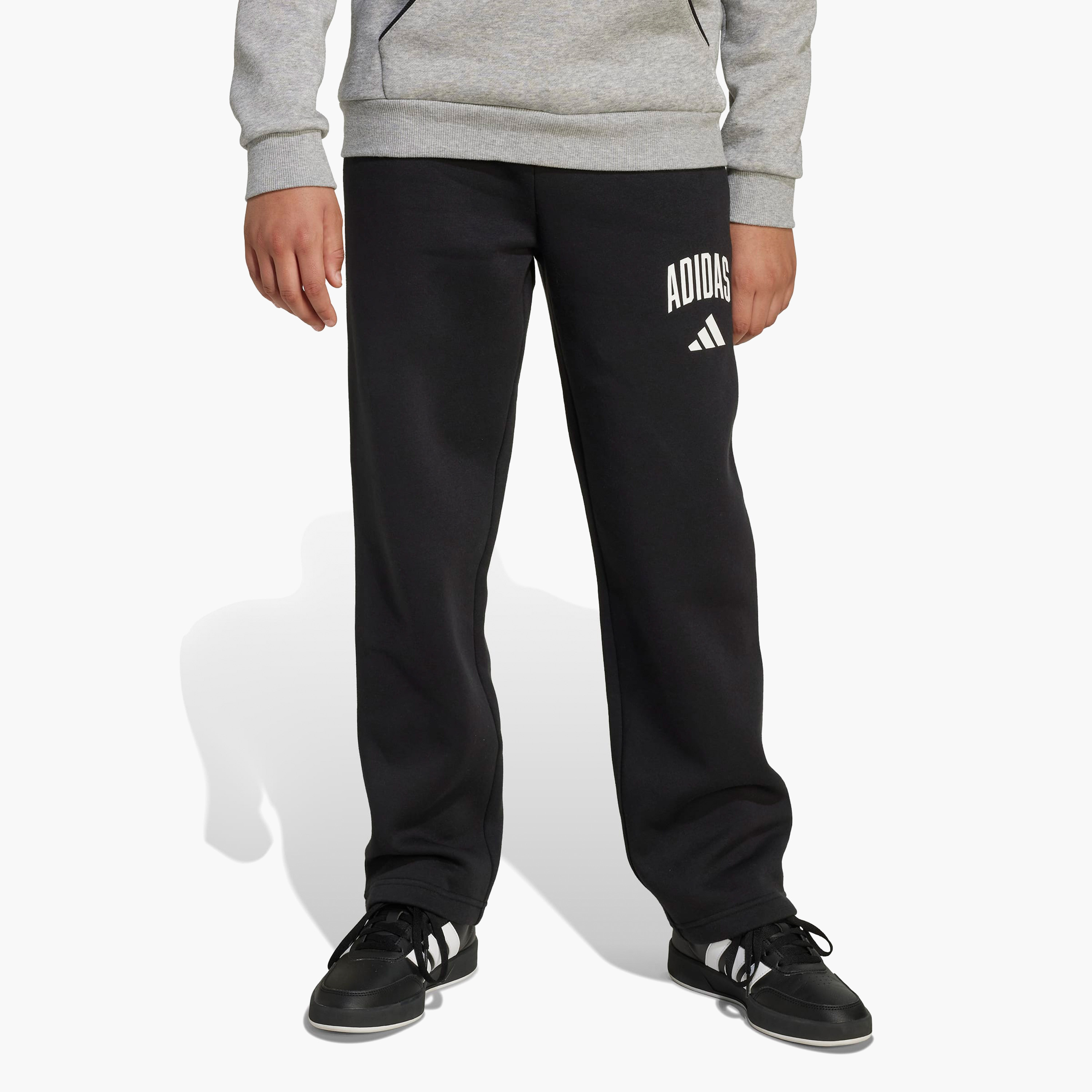 adidas Boys Track Pants with Pockets - Elasticated Waist-boys-clothing-bottoms-joggersandtrackpants-image-2