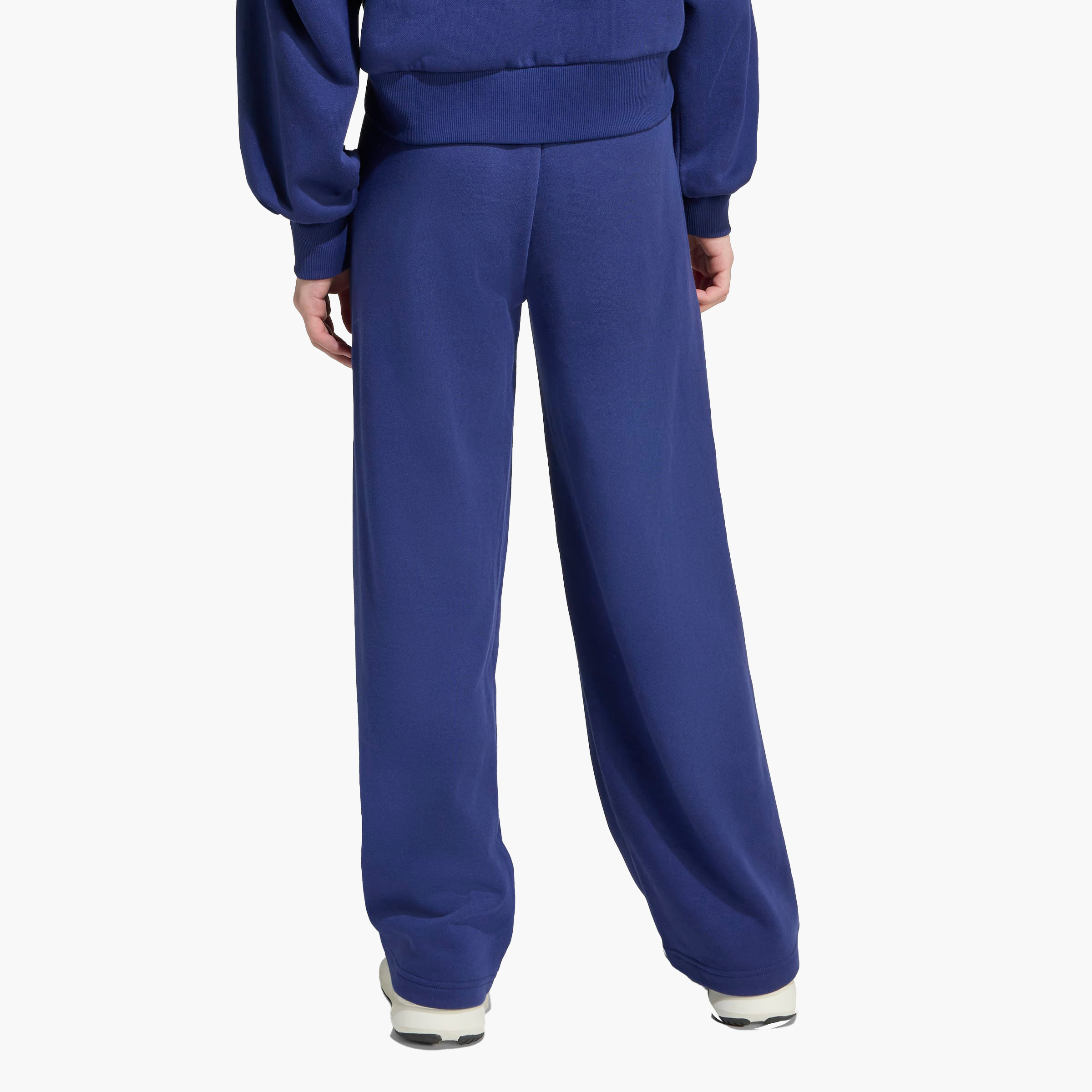 adidas Girls Track Pants with Logo Print - Elasticated Waist-girls-clothing-bottoms-joggersandtrackpants-image-2