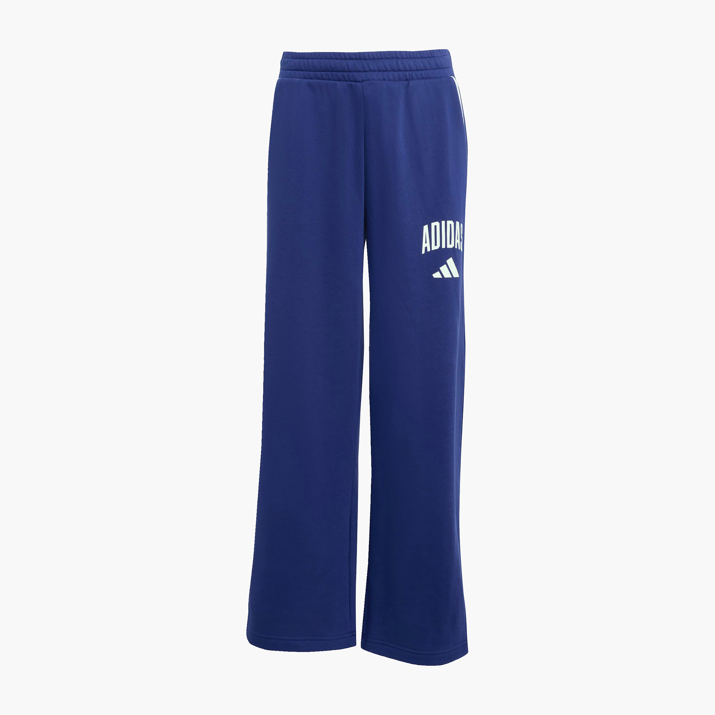 adidas Girls Track Pants with Logo Print - Elasticated Waist-girls-clothing-bottoms-joggersandtrackpants-image-6