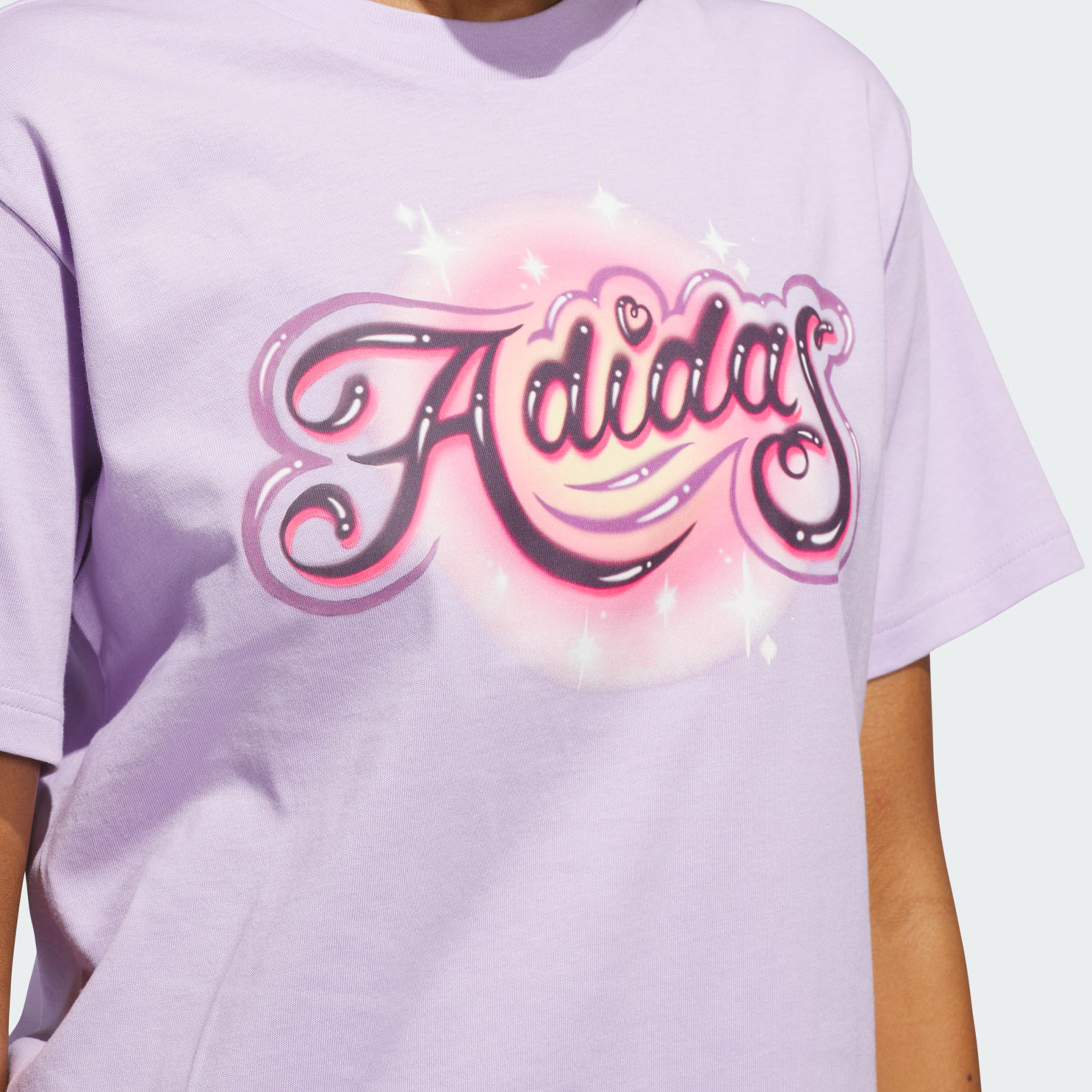 adidas Women's Airbrushed Graphic T-Shirt | OE-women-clothing-tshirts-image-5