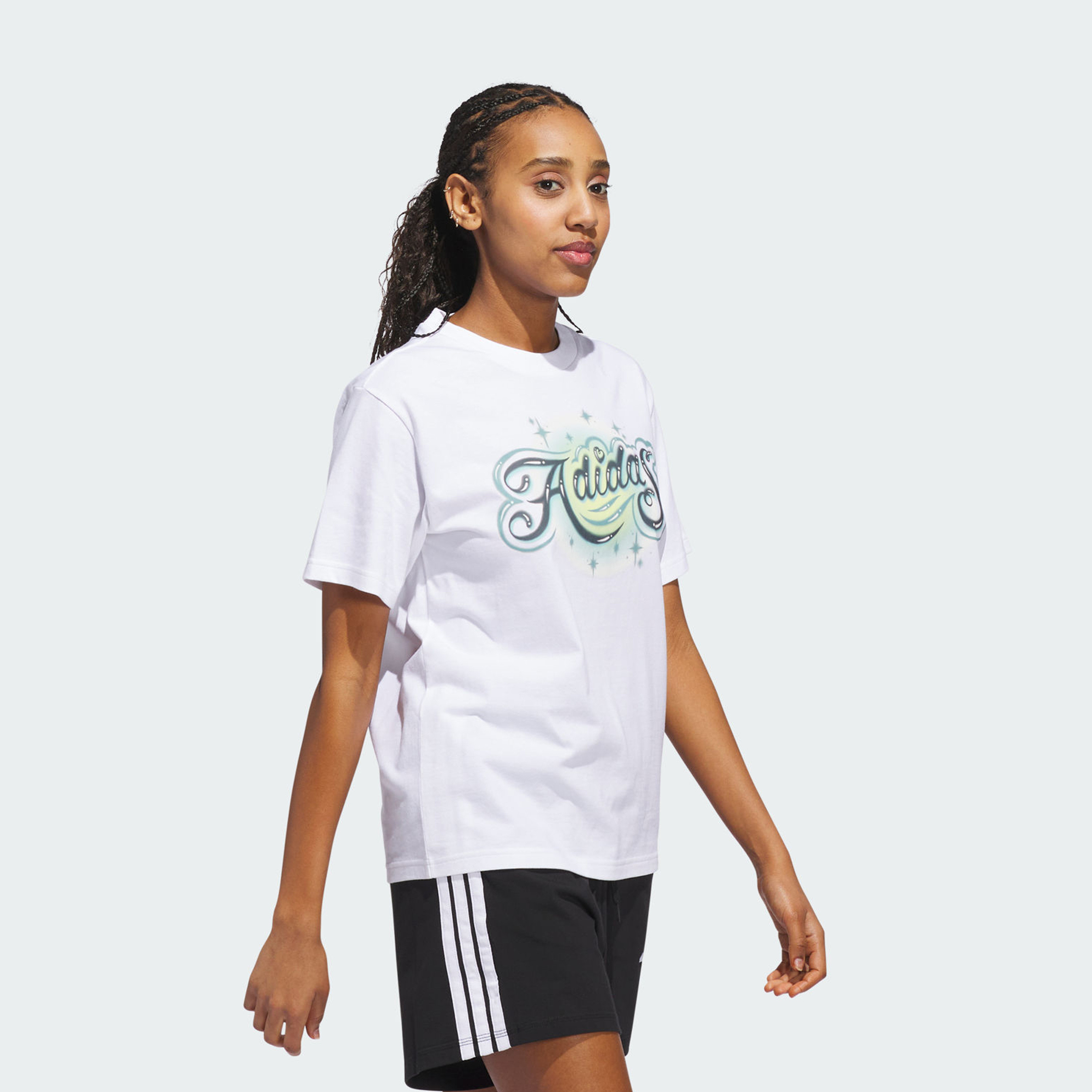 adidas Women's Airbrushed Graphic T-Shirt | OE-women-clothing-tshirts-image-2