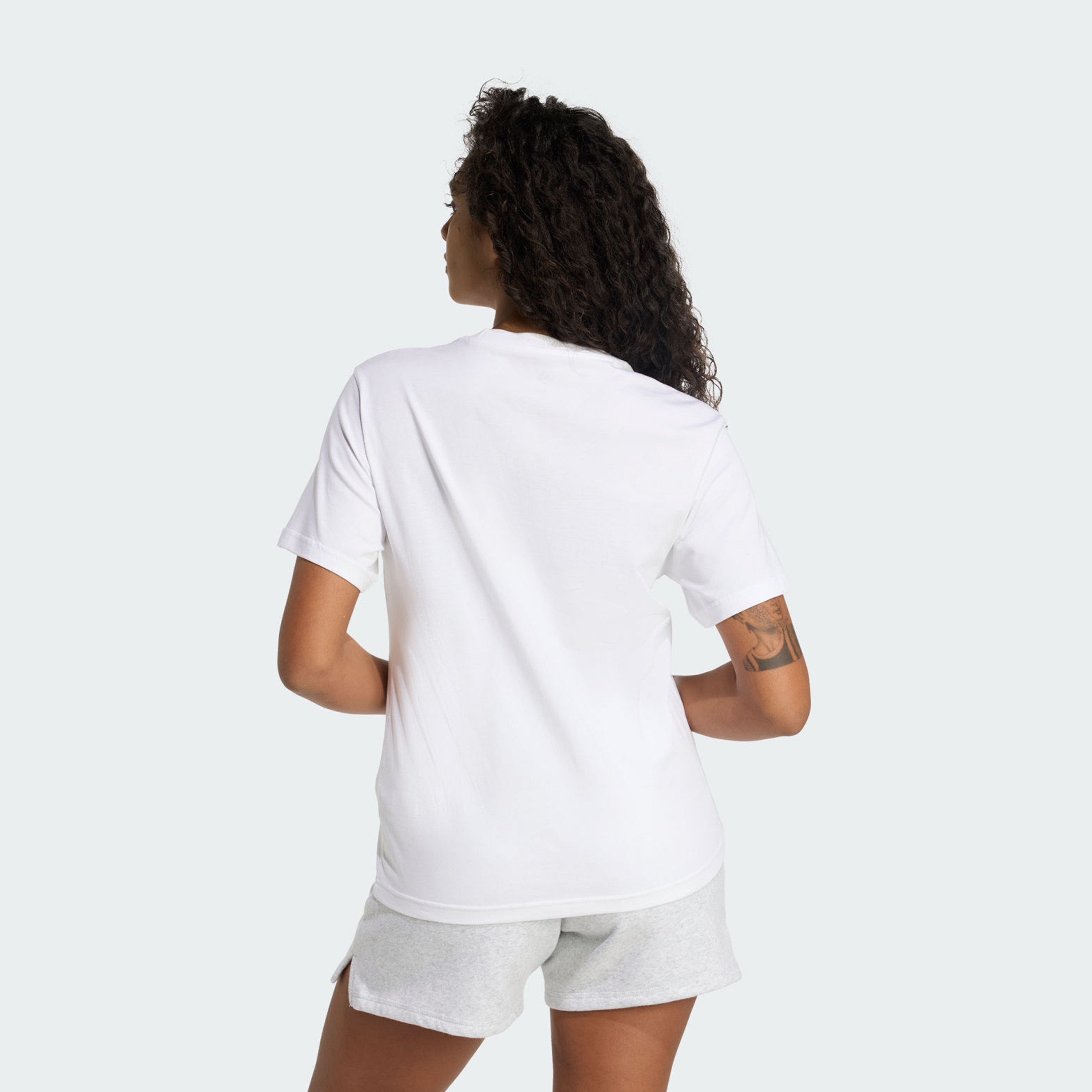 adidas Women's Holiday Metallic Graphic T-Shirt JM4427 | OE-sports-women-clothing-tshirtsandvests-image-3