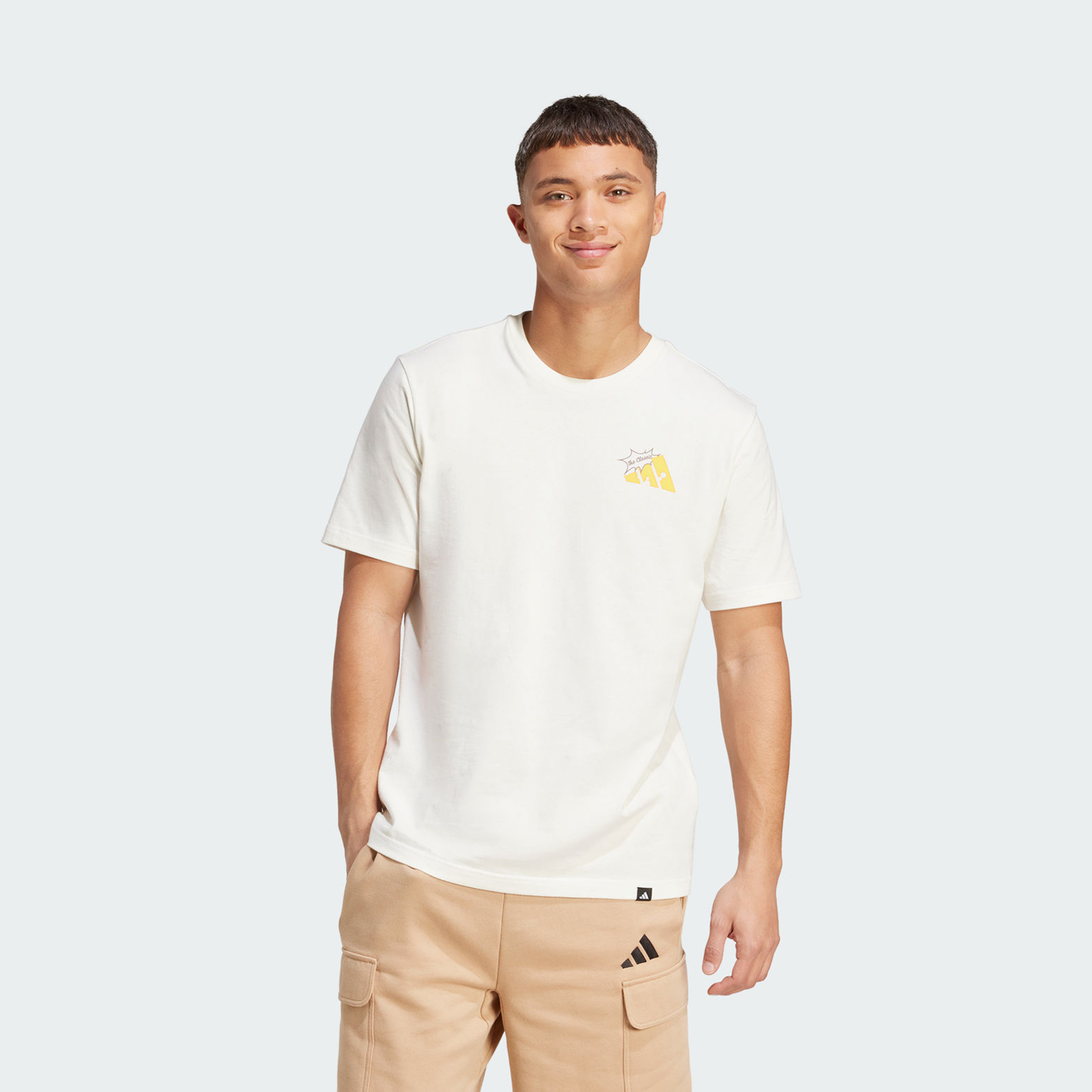 adidas Men's Food Grilled Cheese Graphic T-Shirt JM6459 | OE-men-clothing-sportswearandactivewear-tshirtsandpolos-image-1
