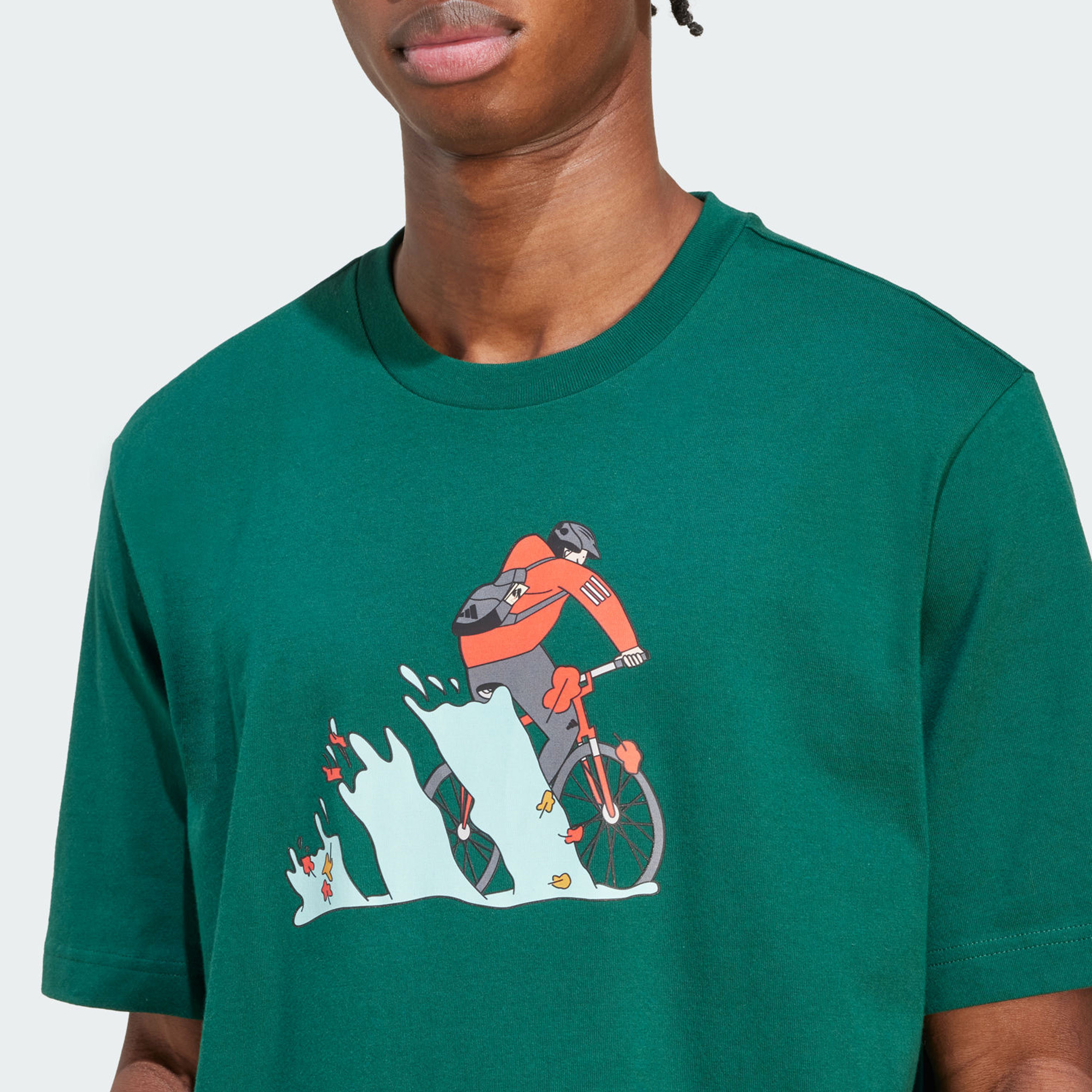 adidas Men's Doodle Hunt Bike Graphic T-Shirt | OE-men-clothing-sportswearandactivewear-tshirtsandpolos-image-5