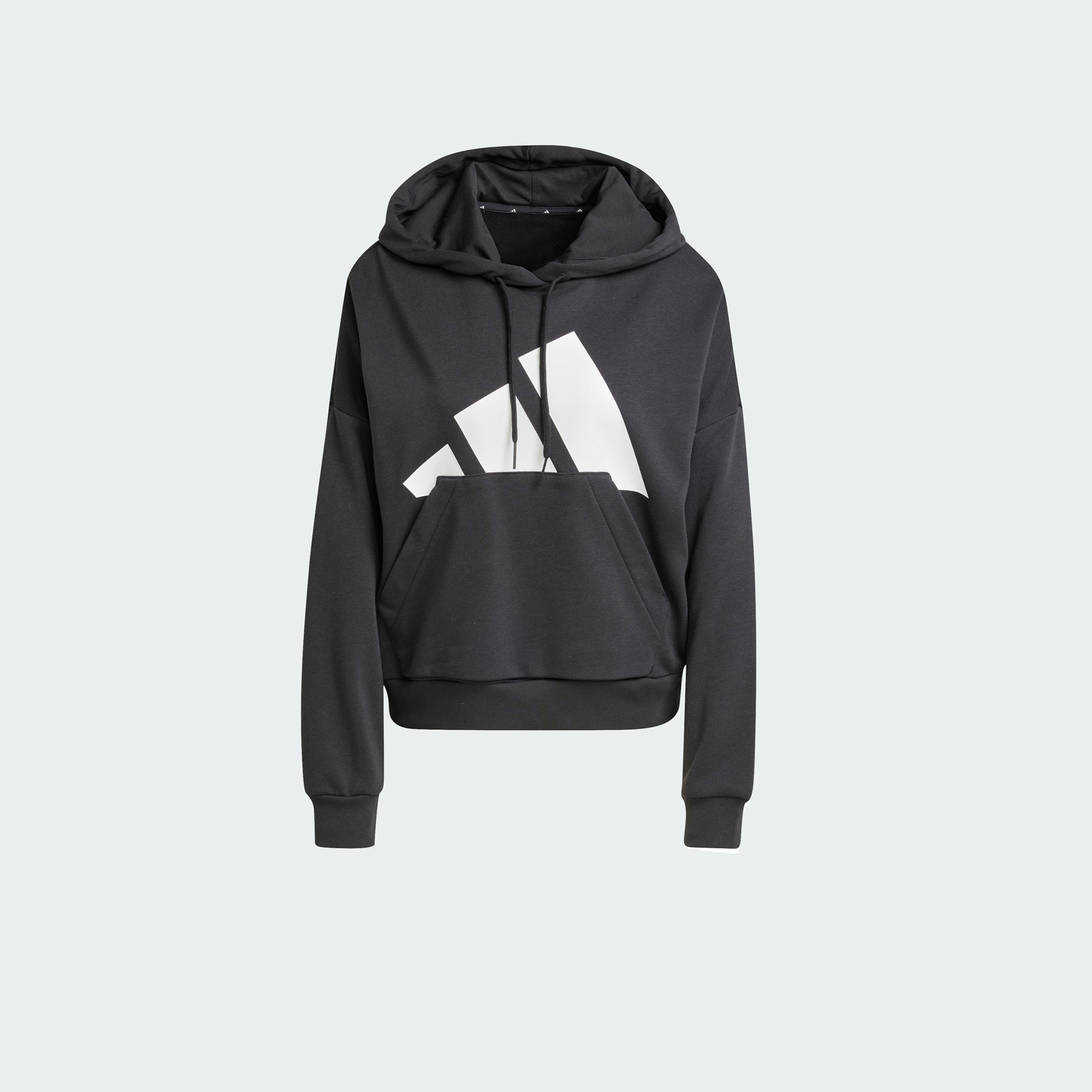 أديداس - هودي فضفاض إسينشالز بشعار كبير من التيري الفرنسي للنساء | OE-sports-women-clothing-hoodiesandsweatshirts-image-6