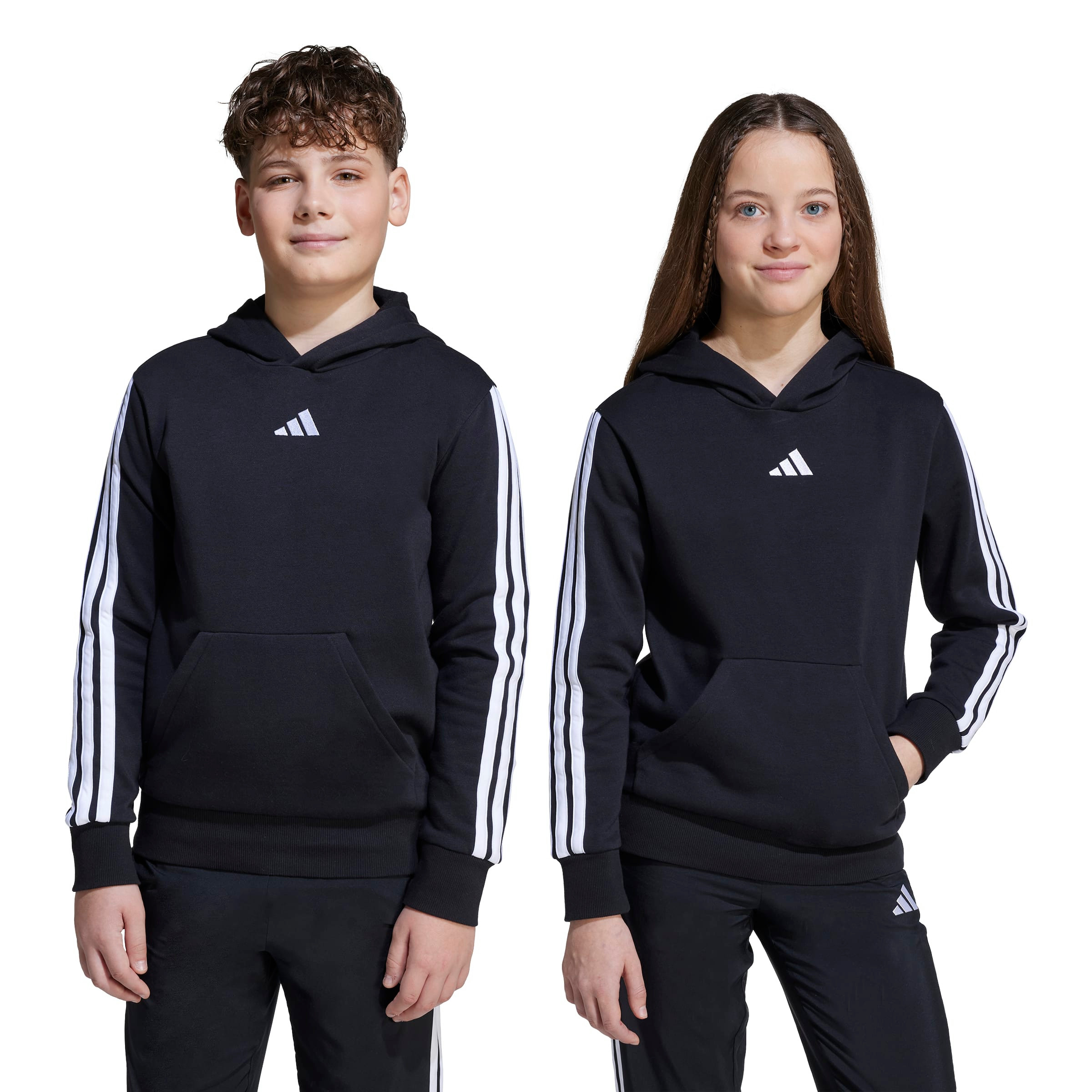 adidas Boys Hooded Sweatshirt with Logo Embroidery - Long Sleeves-boys-clothing-sweatshirts-image-7