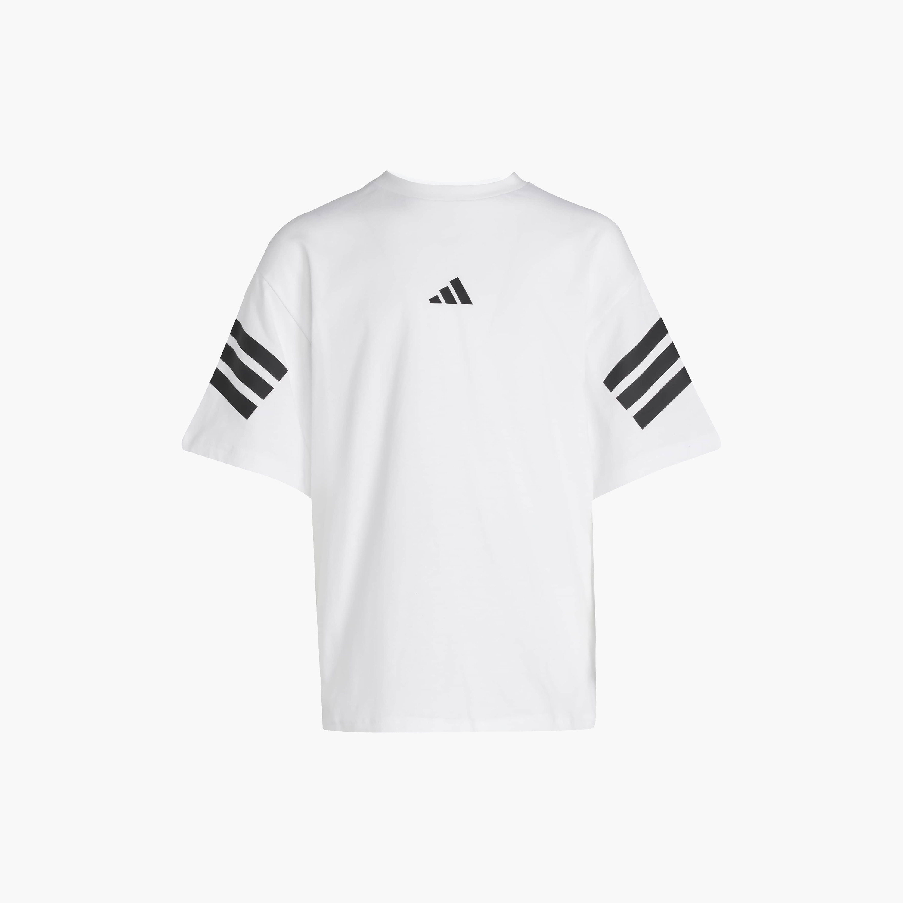 adidas Logo Print Crew Neck T-shirt with Short Sleeves-girls-clothing-tshirts-image-6