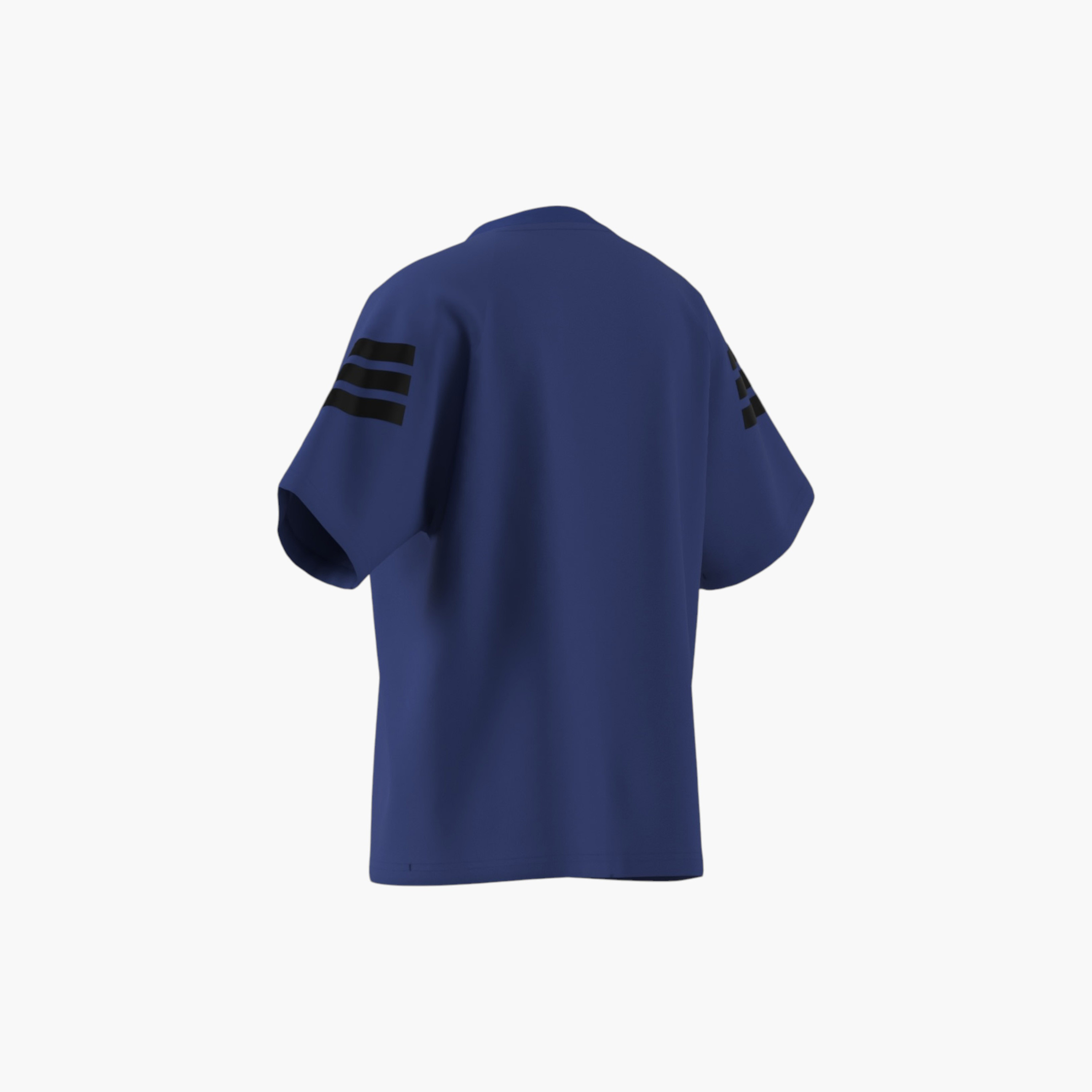 adidas Logo Print Crew Neck T-shirt with Short Sleeves-boys-clothing-sportswear-tops-image-6