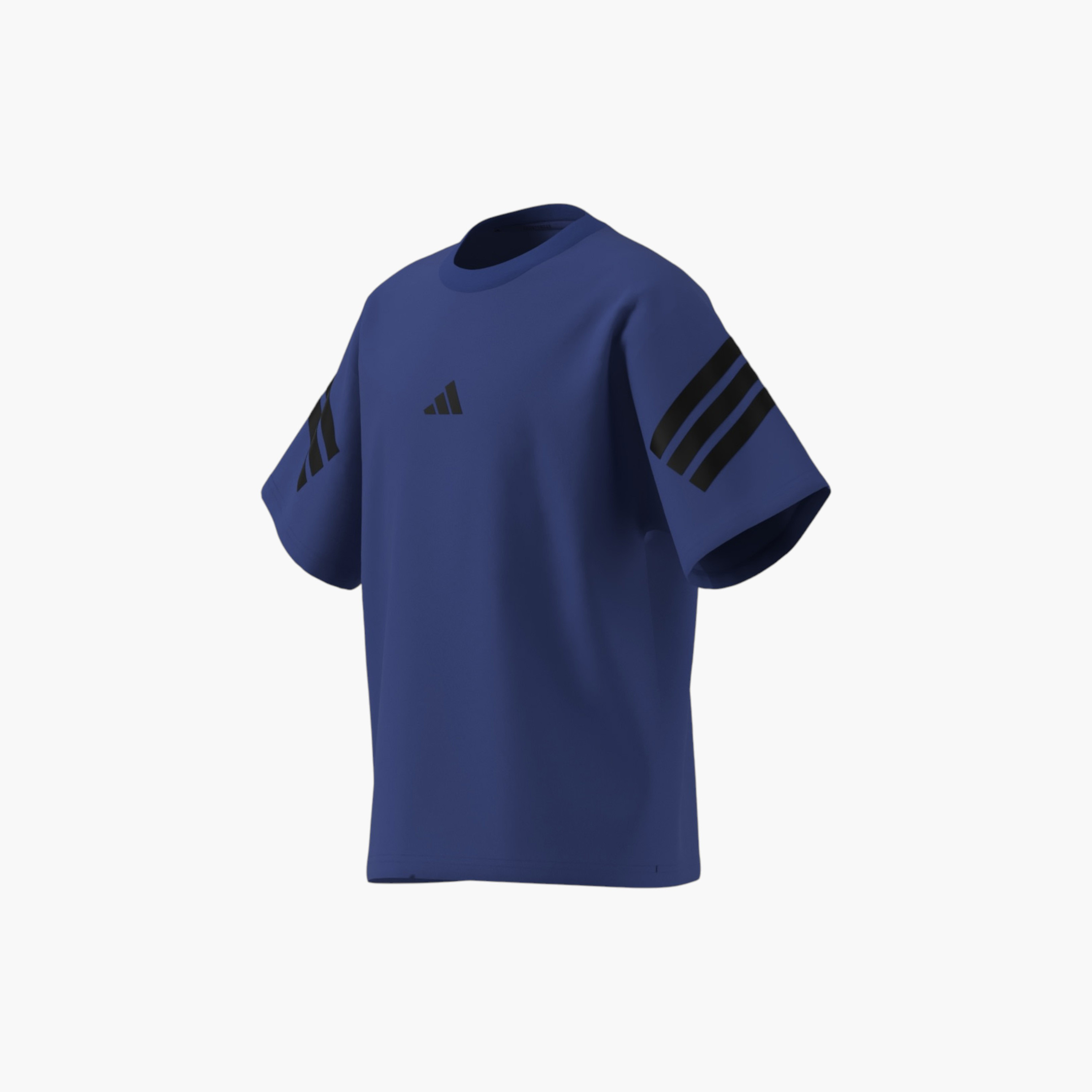 adidas Logo Print Crew Neck T-shirt with Short Sleeves-boys-clothing-sportswear-tops-image-8