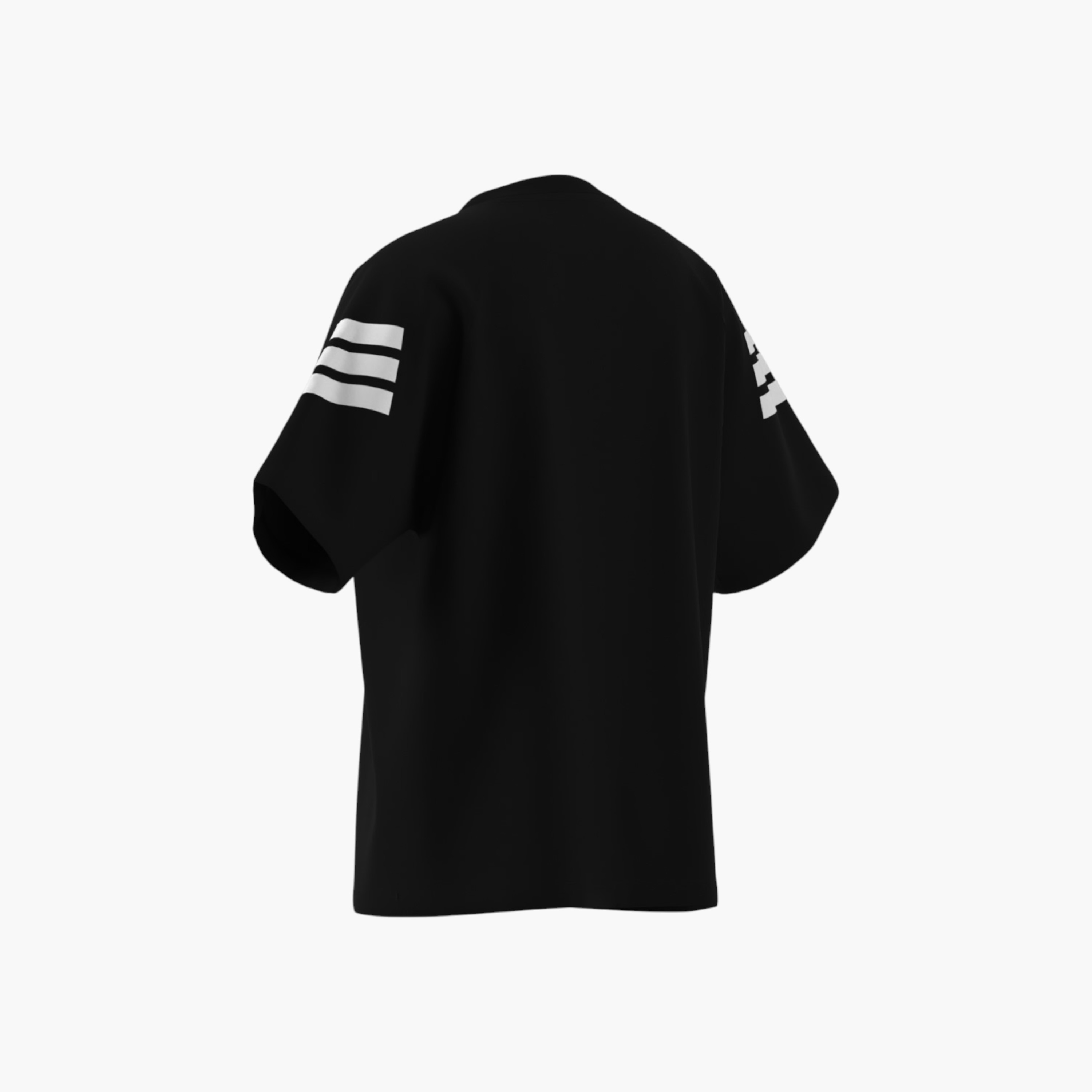 adidas Logo Print Crew Neck T-shirt with Short Sleeves-boys-clothing-sportswear-tops-image-7