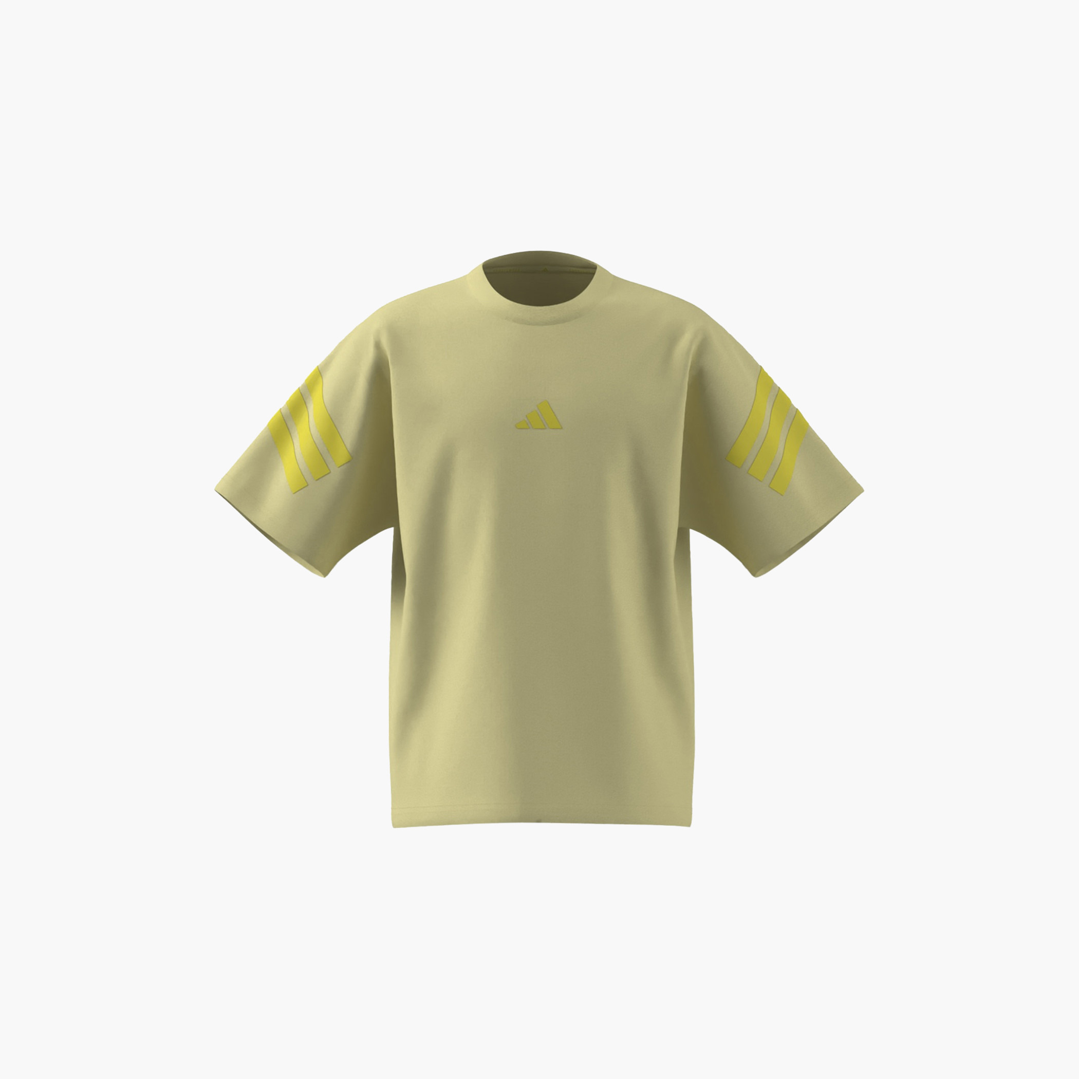 adidas Logo Detail Crew Neck T-shirt with Short Sleeves-sports-boys-clothing-tops-image-1