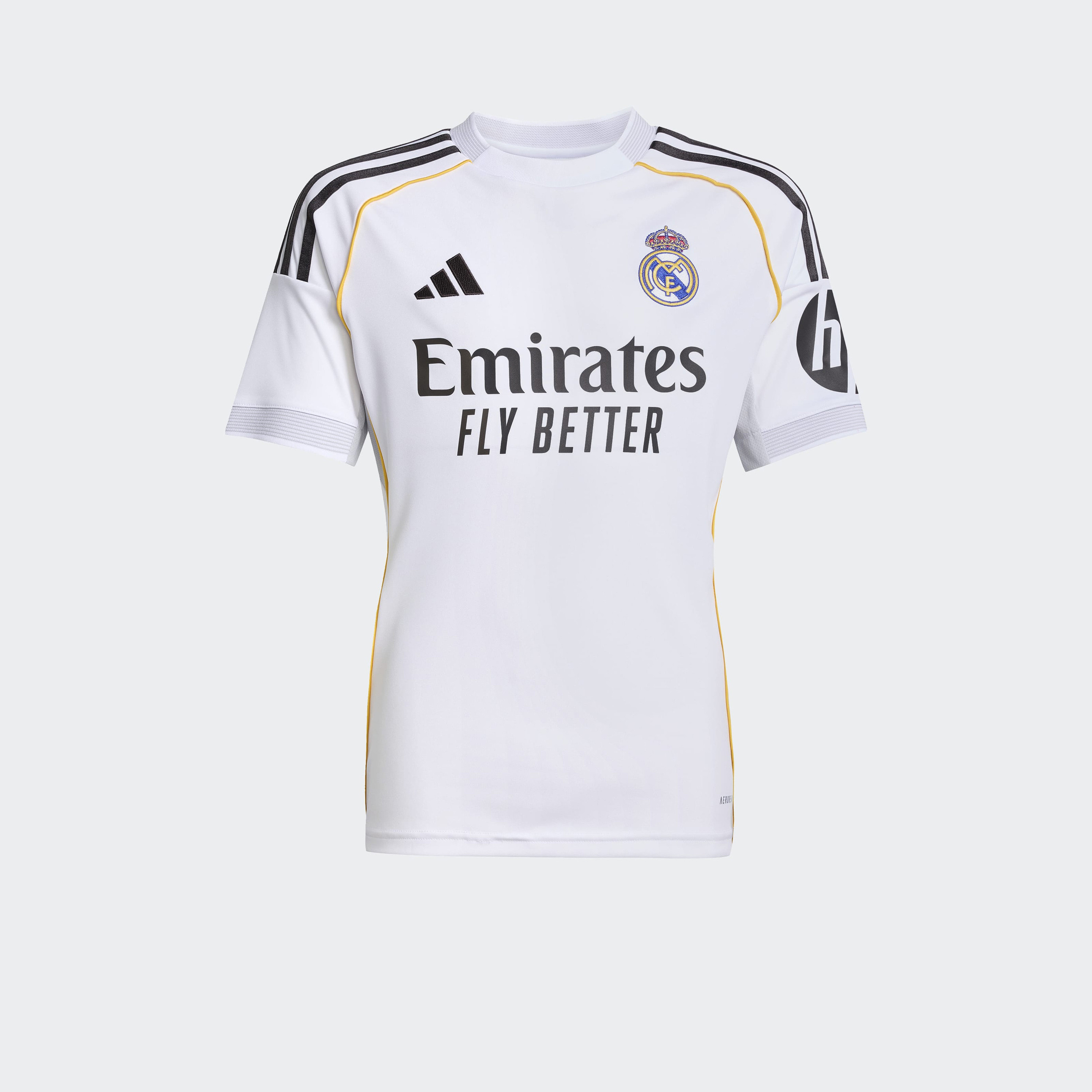 adidas Kids Real Madrid 25/26 Home Short Sleeve Jersey-boys-clothing-sportswear-tops-image-8