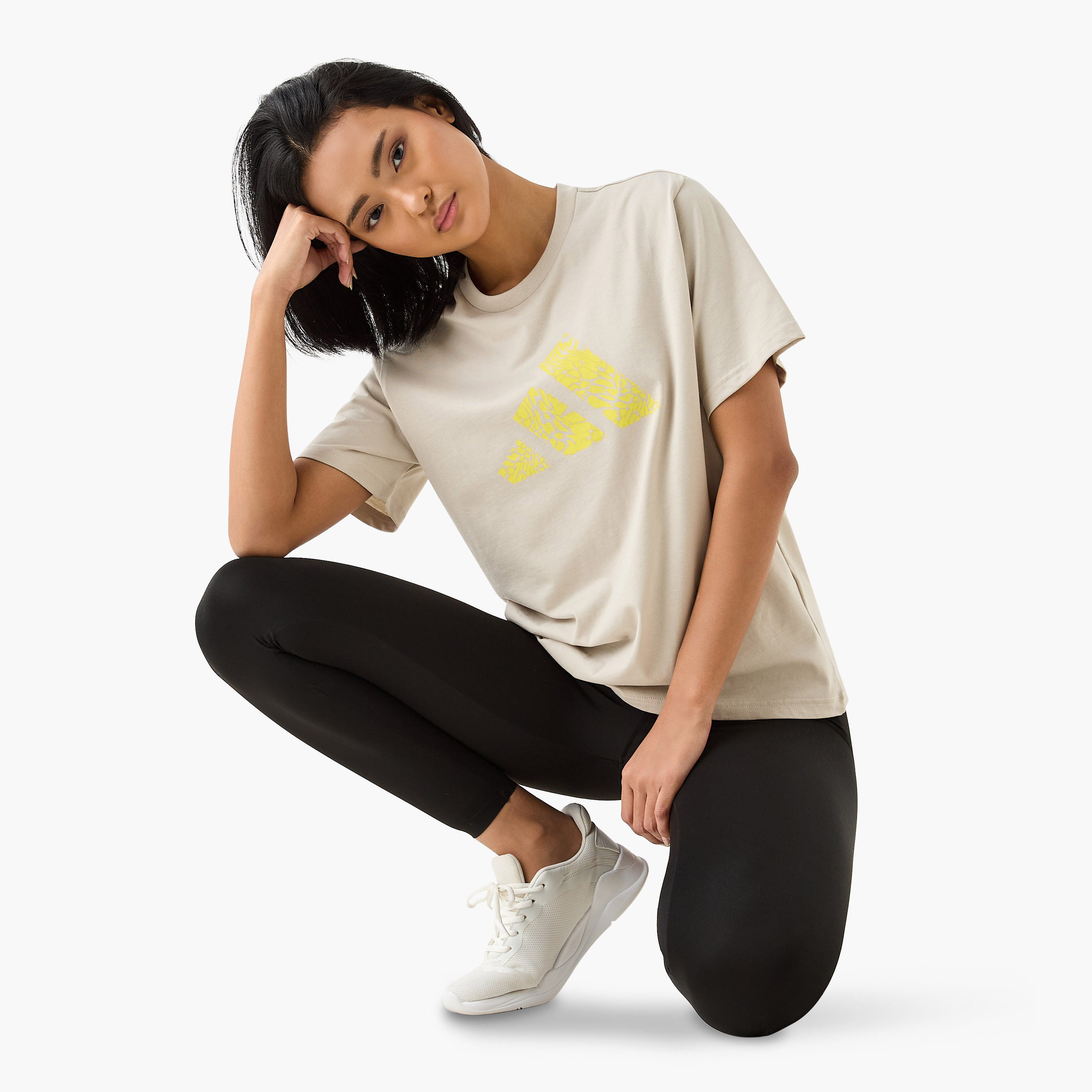 adidas Women's Camo Graphic T-Shirt W C CAMO TEE | OE-women-clothing-tshirts-image-2