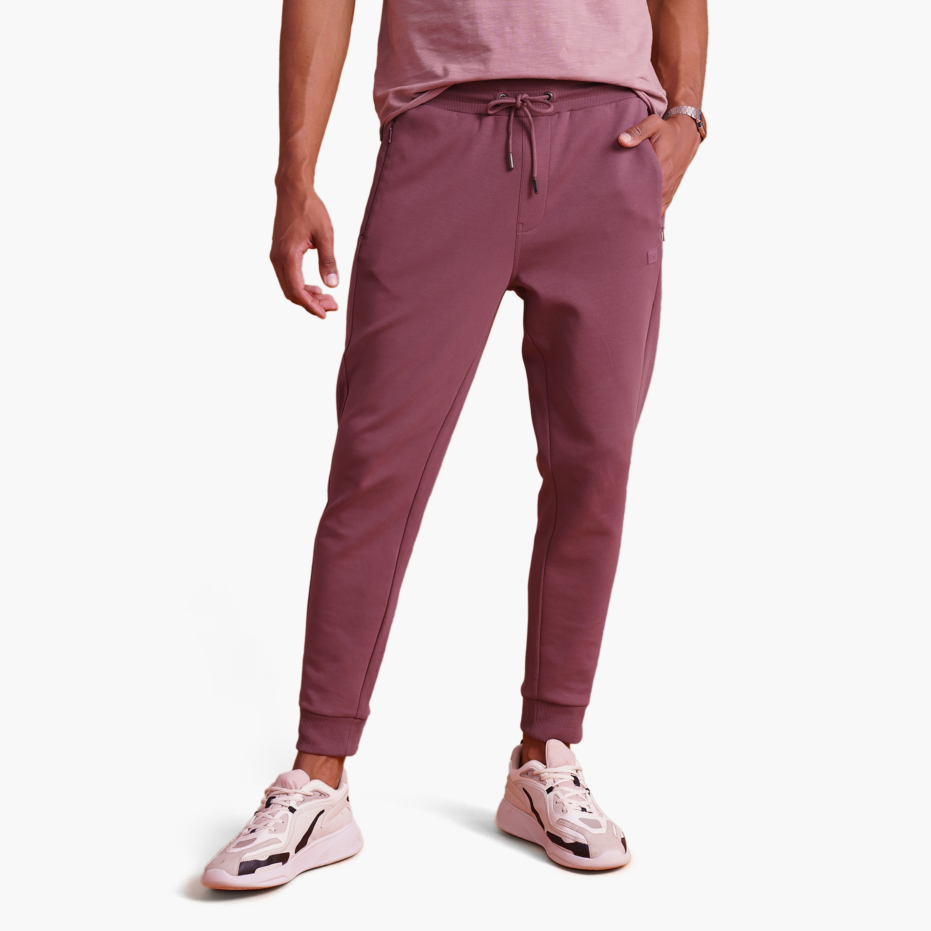 حزمة من 2 جوعرز بمتوسط الارتفاع سادة من دامنش-men-clothing-bottoms-joggers-image-11