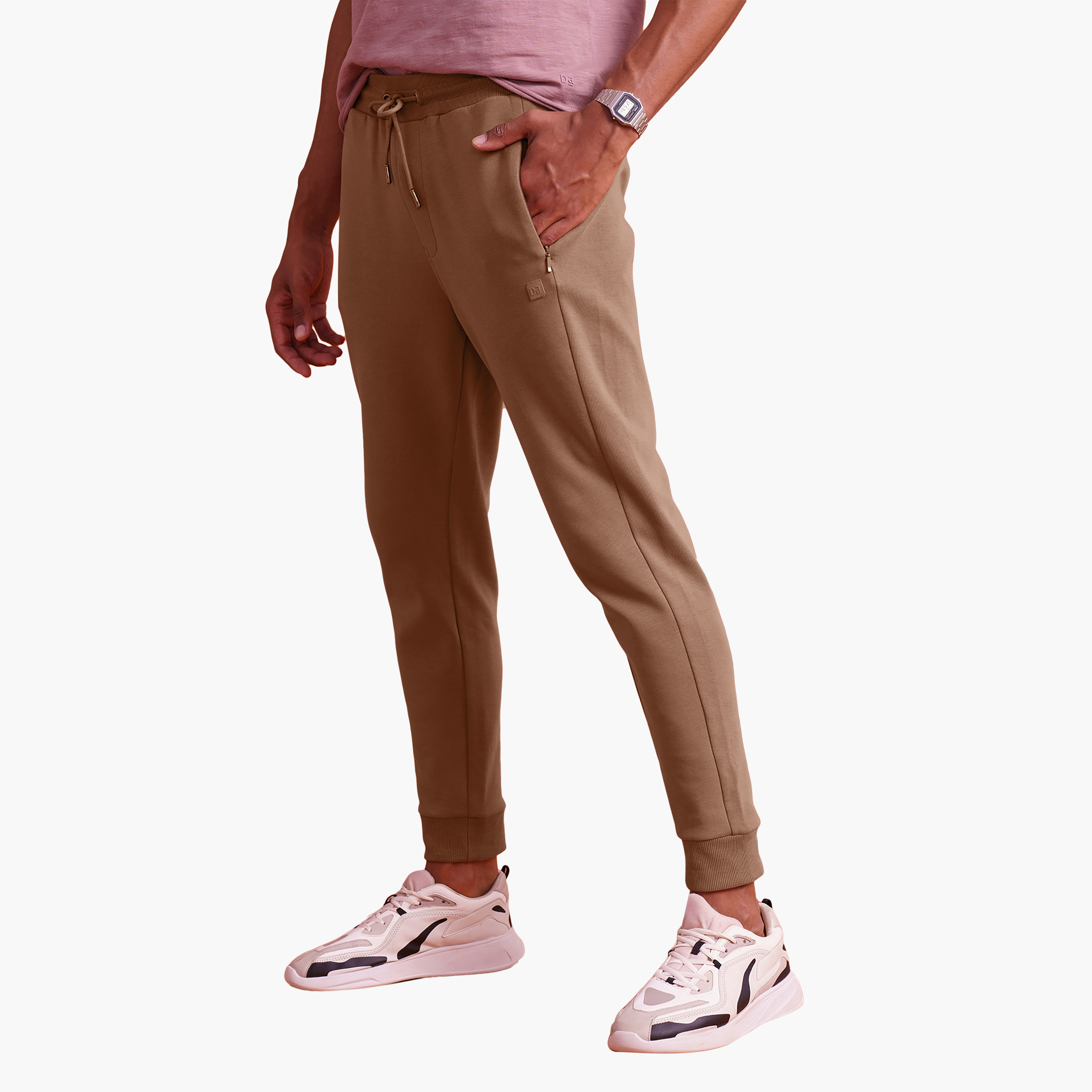 حزمة من 2 جوعرز بمتوسط الارتفاع سادة من دامنش-men-clothing-bottoms-joggers-image-5