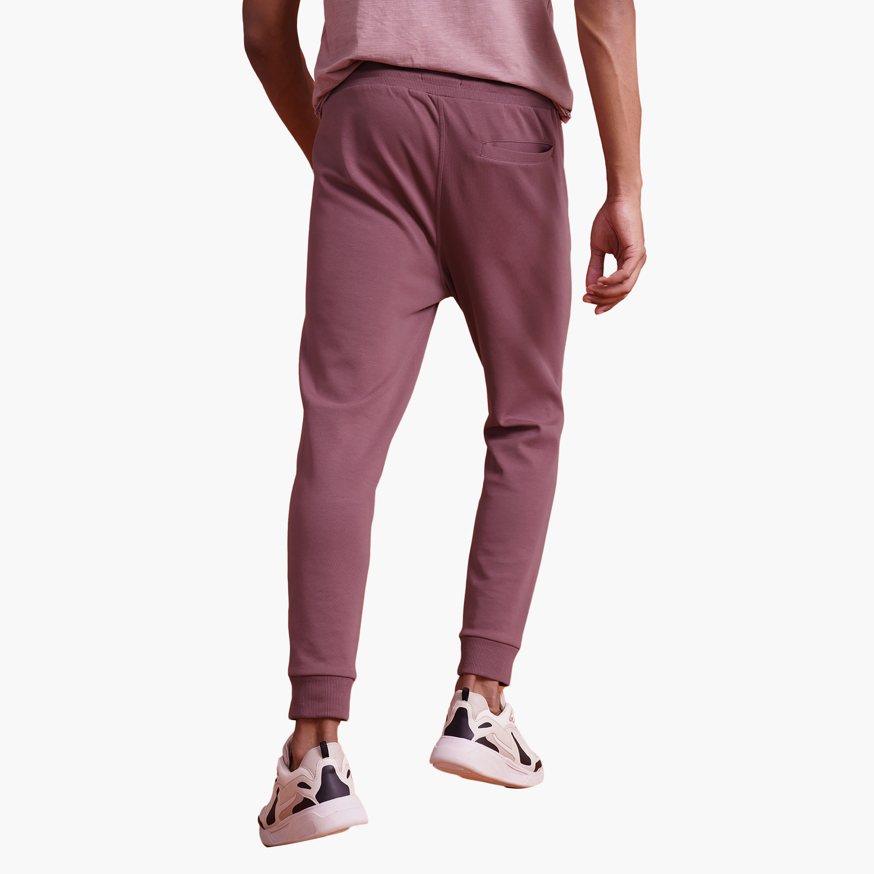 Damensch Plain Mid-Rise Drawstring Jogger-men-clothing-bottoms-joggers-image-12